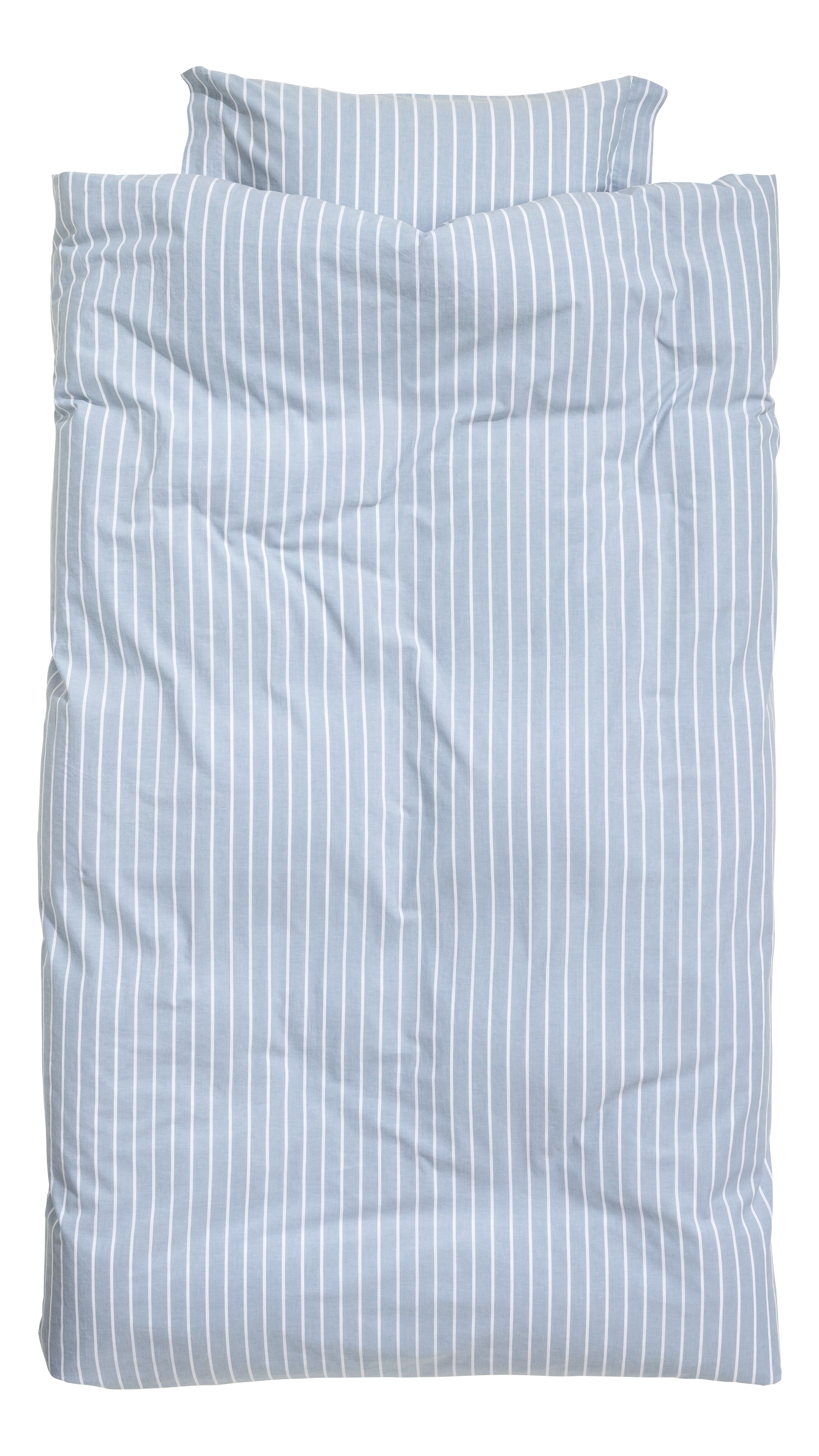 Parure De Lit Rayures Bleu Et Blanc Louisiana Bedding - King 230x220 Cm, 100% Coton 200 Fils - 9