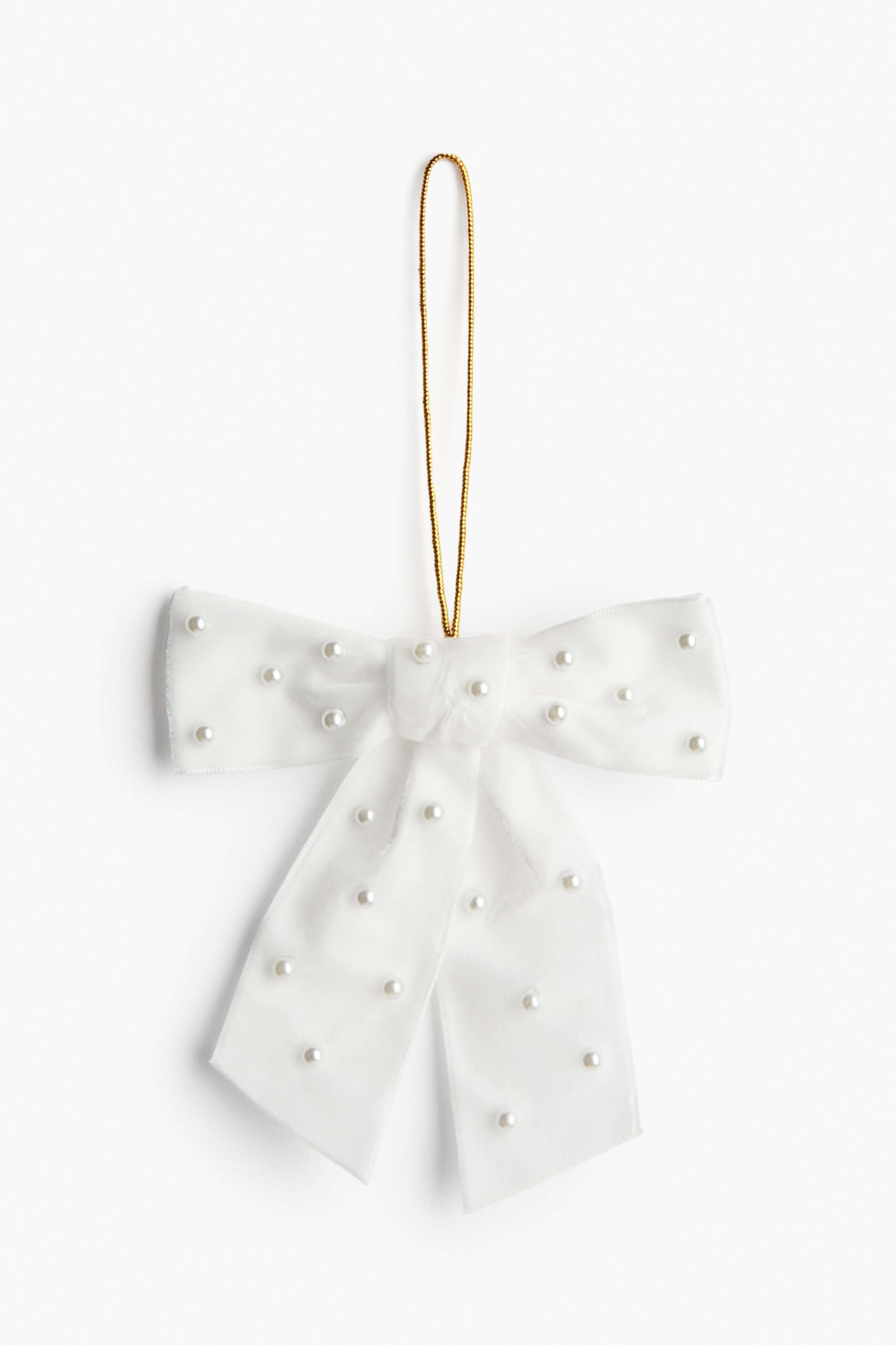 Grande décoration en forme de nœud - Blanc/Noir