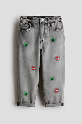 Jeans med tryck Regular Fit