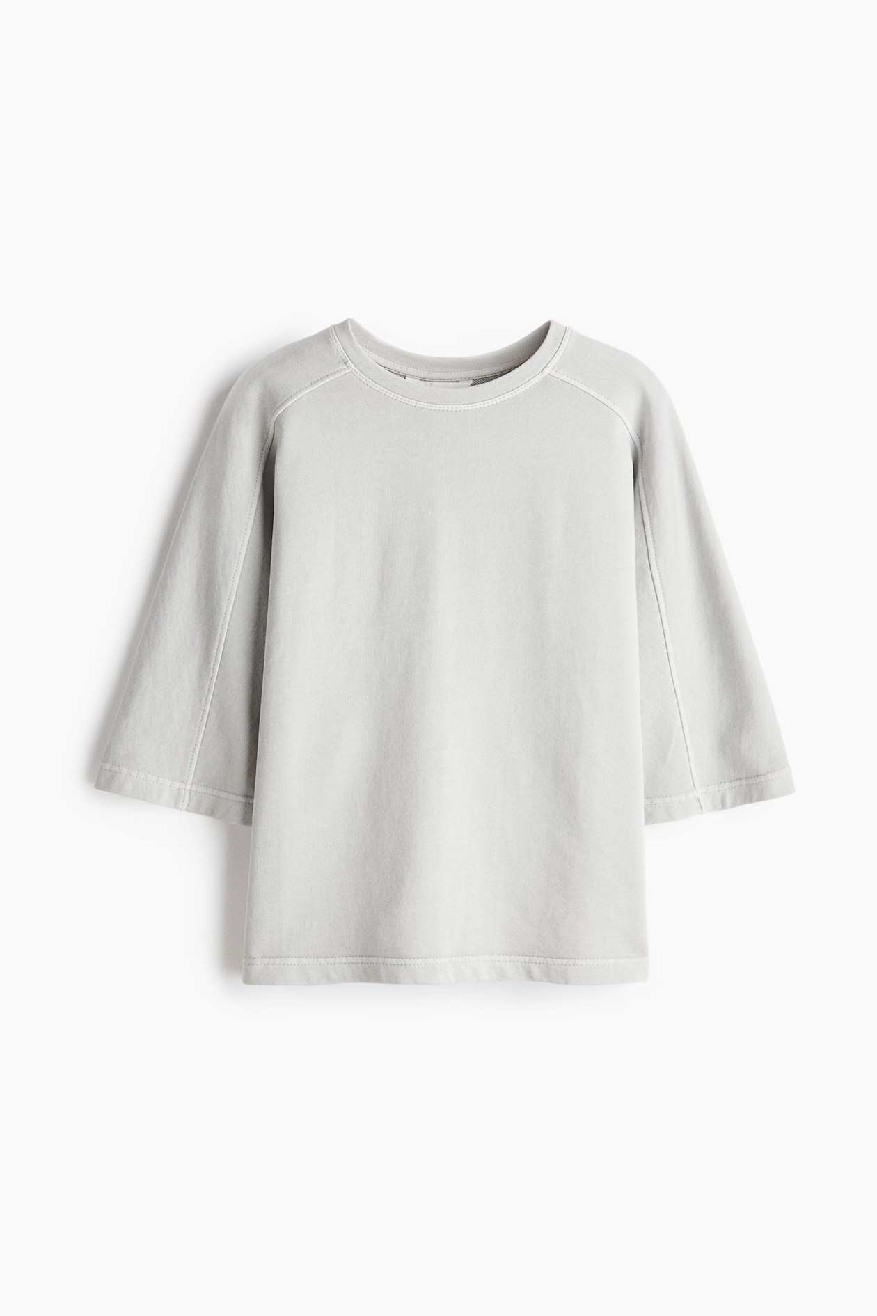 Short-Sleeved Cotton Sweatshirt