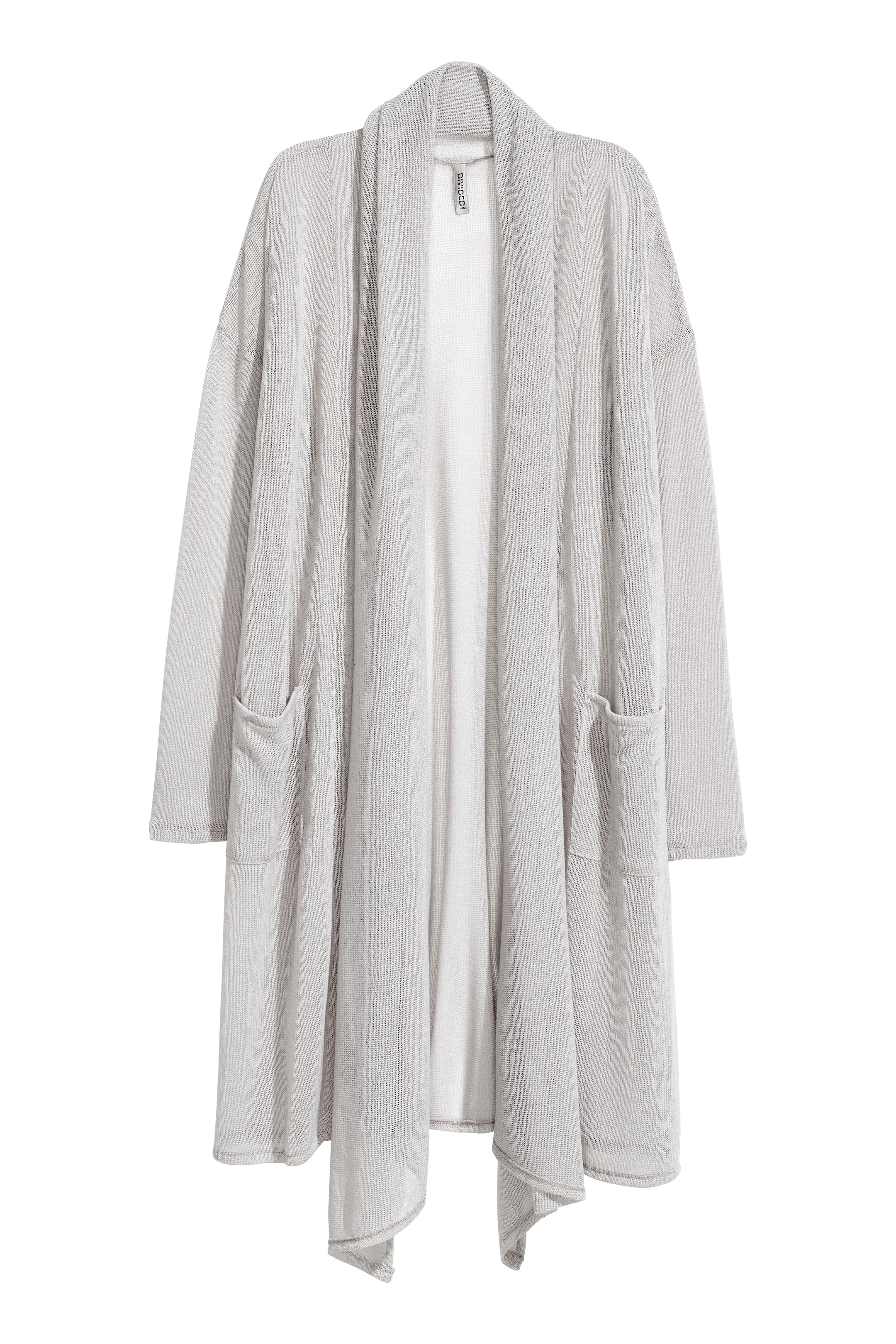 View larger image: Fine-knit cardigan - Light grey - Ladies | H&M GB 1