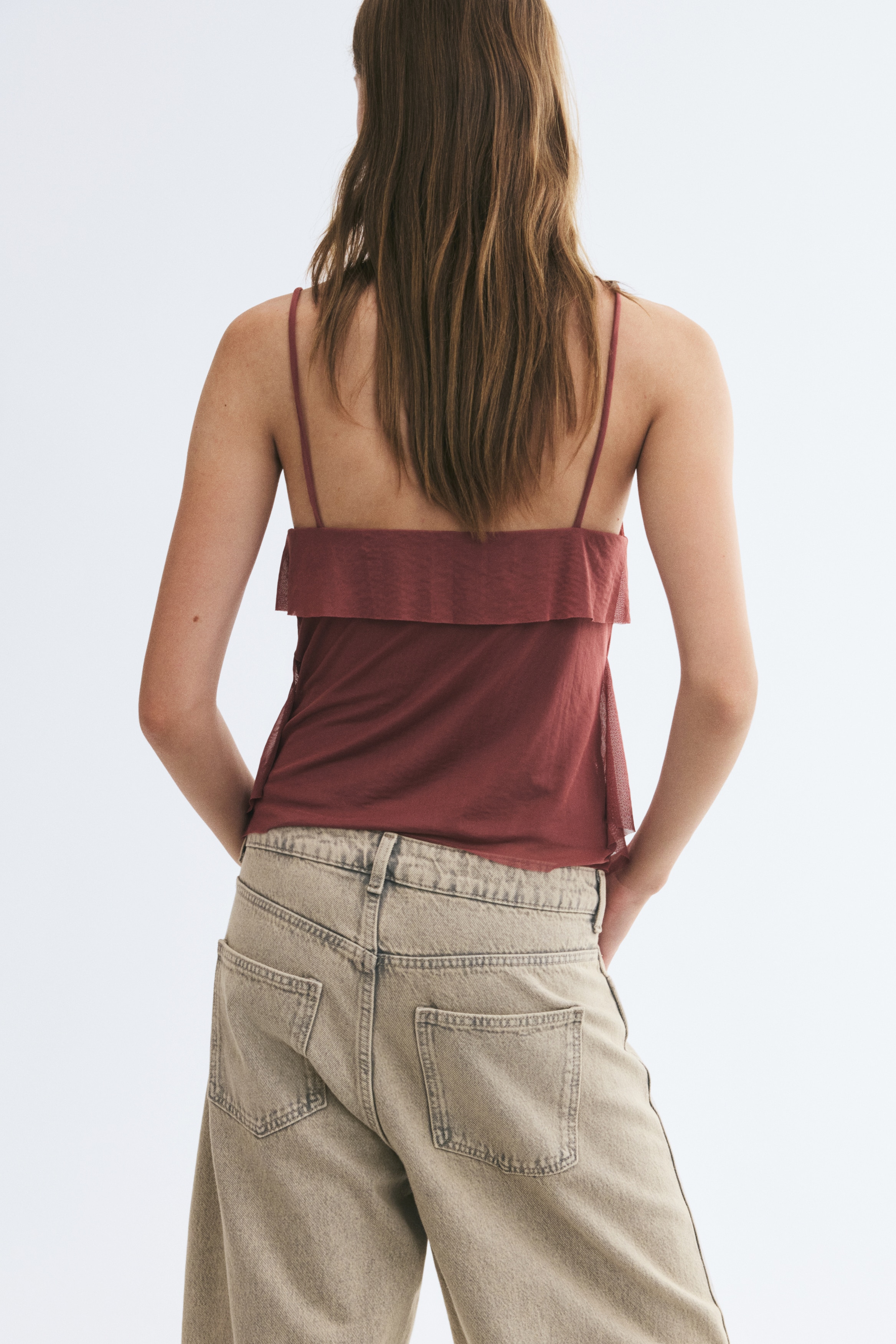 Asymmetric Strappy Top - thumbnail 3