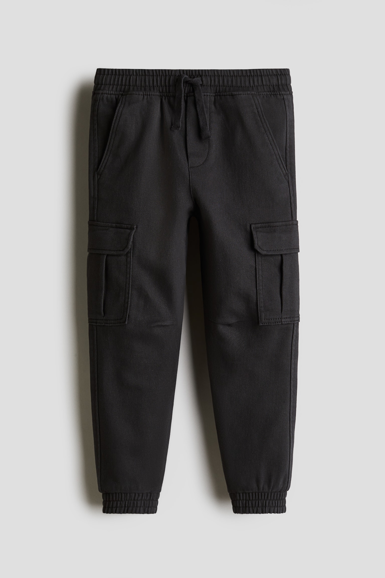 Детские брюки H&M Cargo, цвет: Чёрный — фото 1