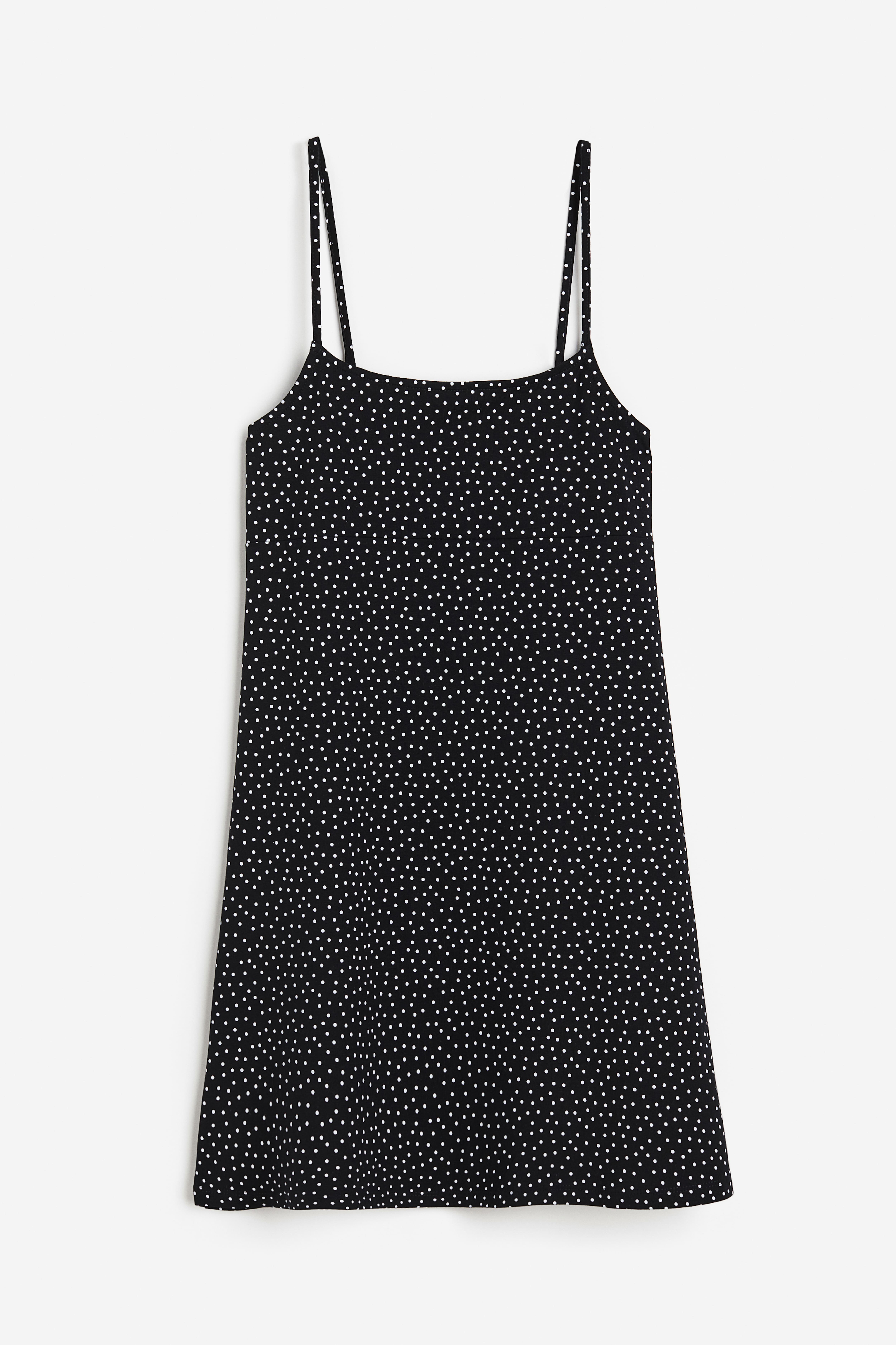 H&m vestido lunares fashion negro