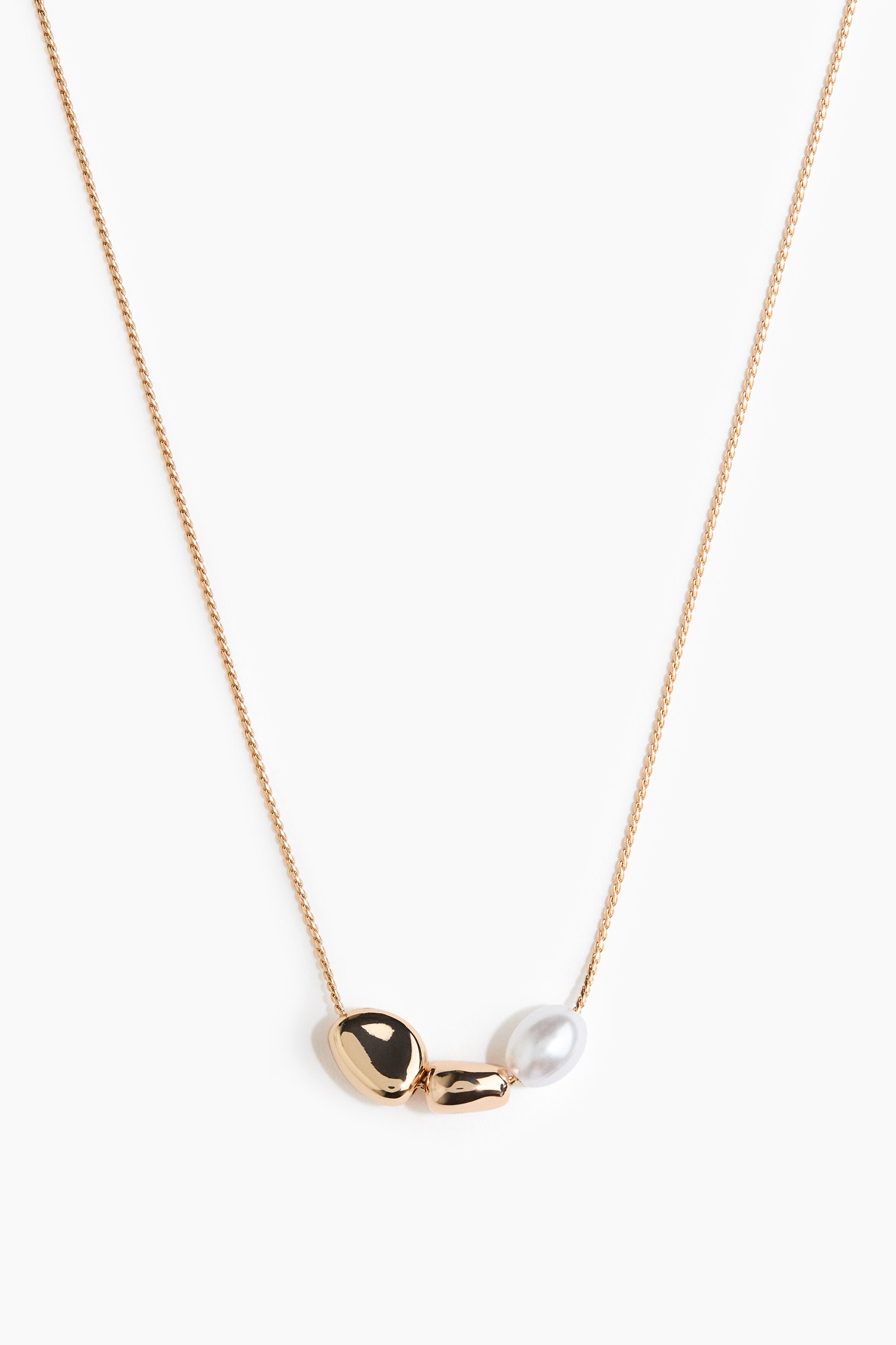 Bead-decorated necklace
