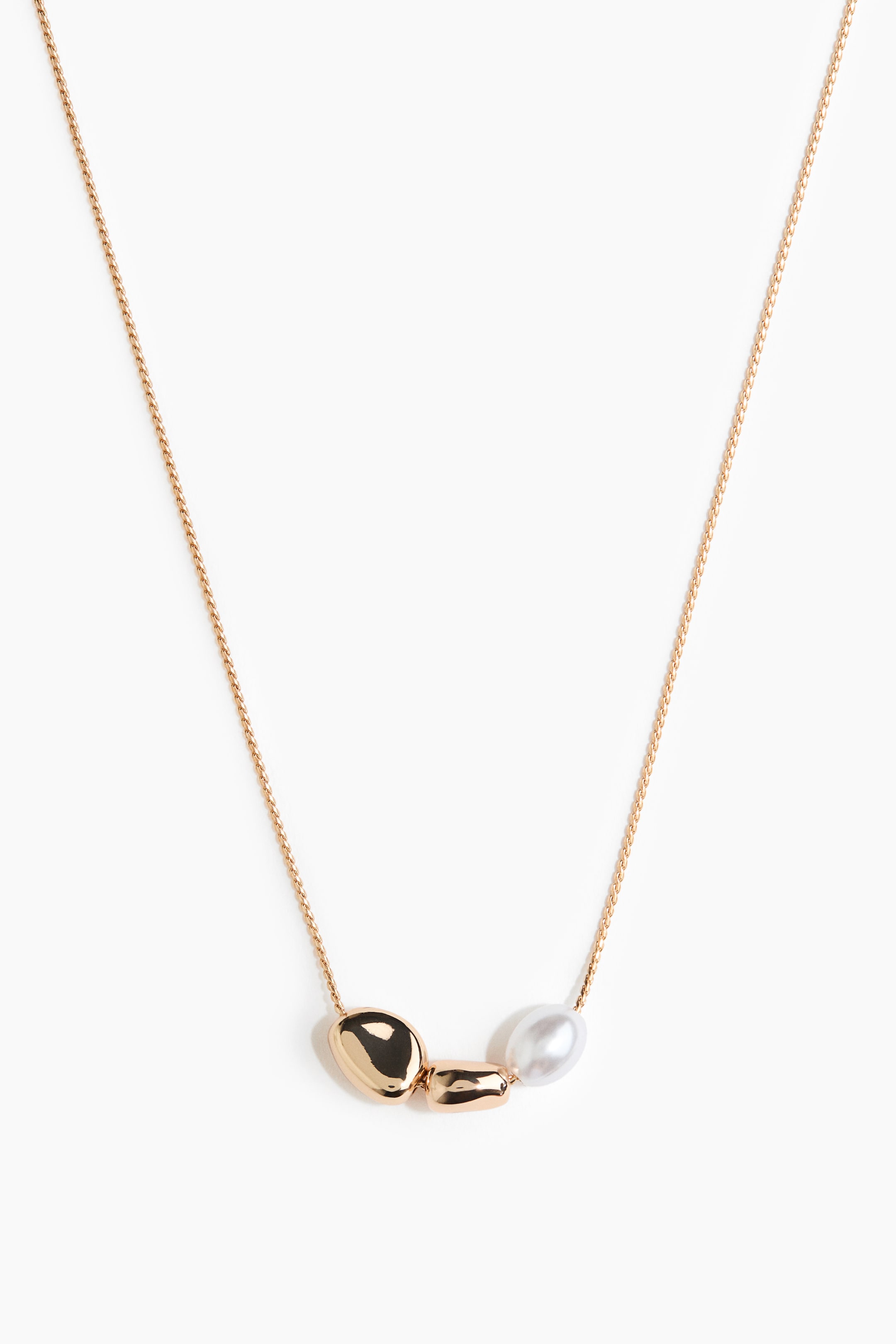 View larger image: Bead-decorated necklace - Gold-coloured - Ladies | H&M IN 2