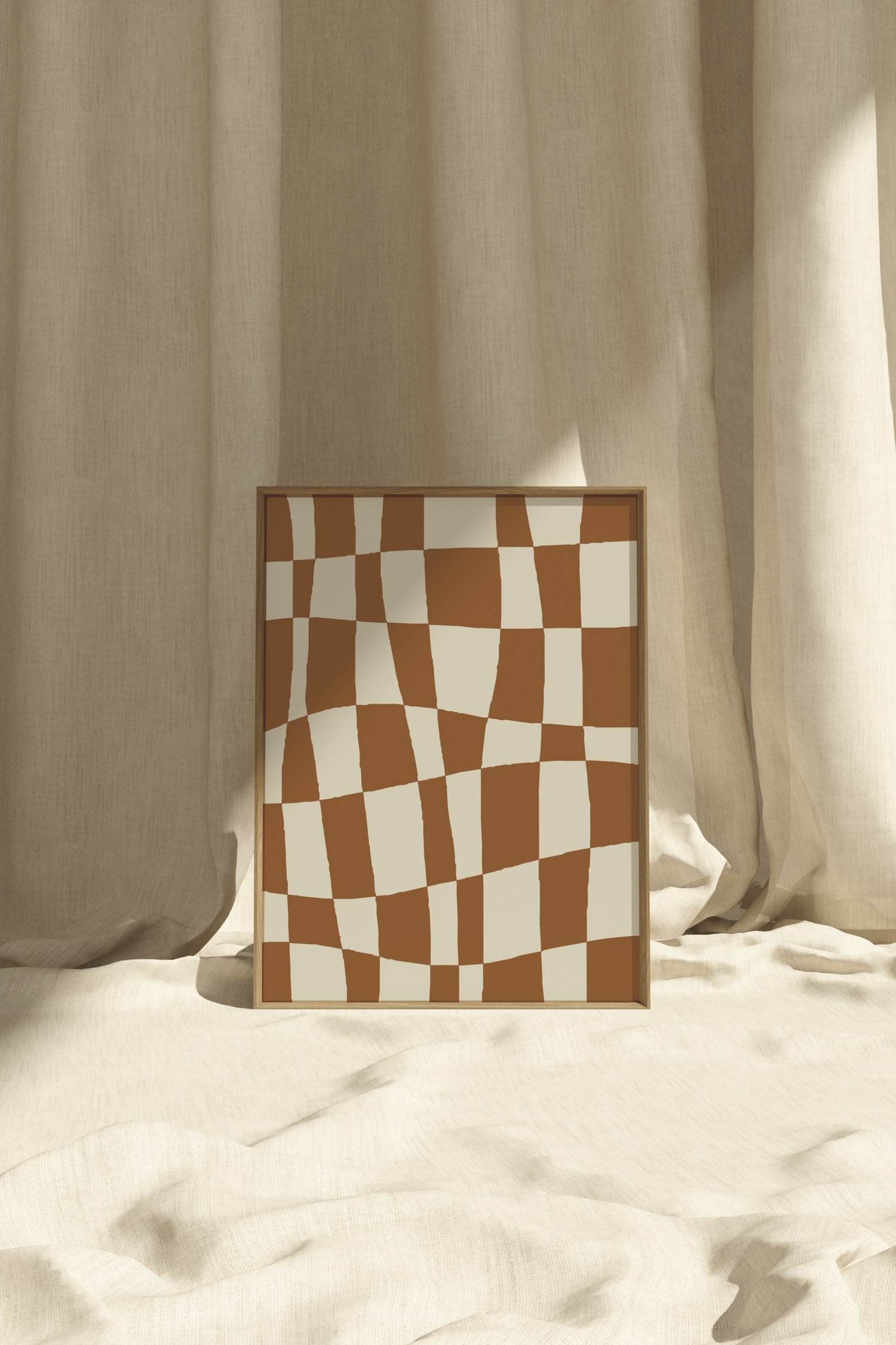 Miho Art Studio - Minimal Checkerboard - Flerfarvet