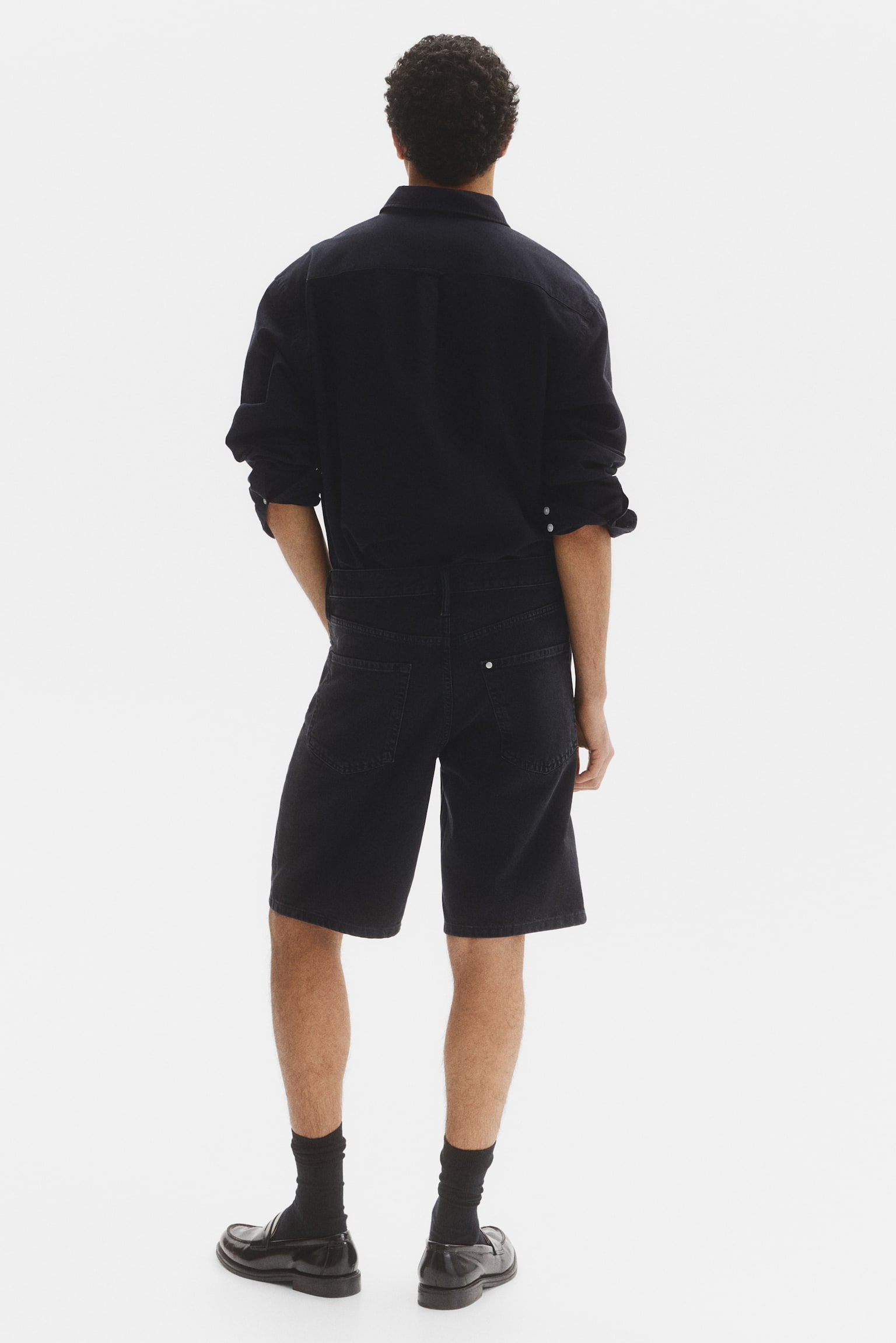 Relaxed Fit Denim shorts - 4