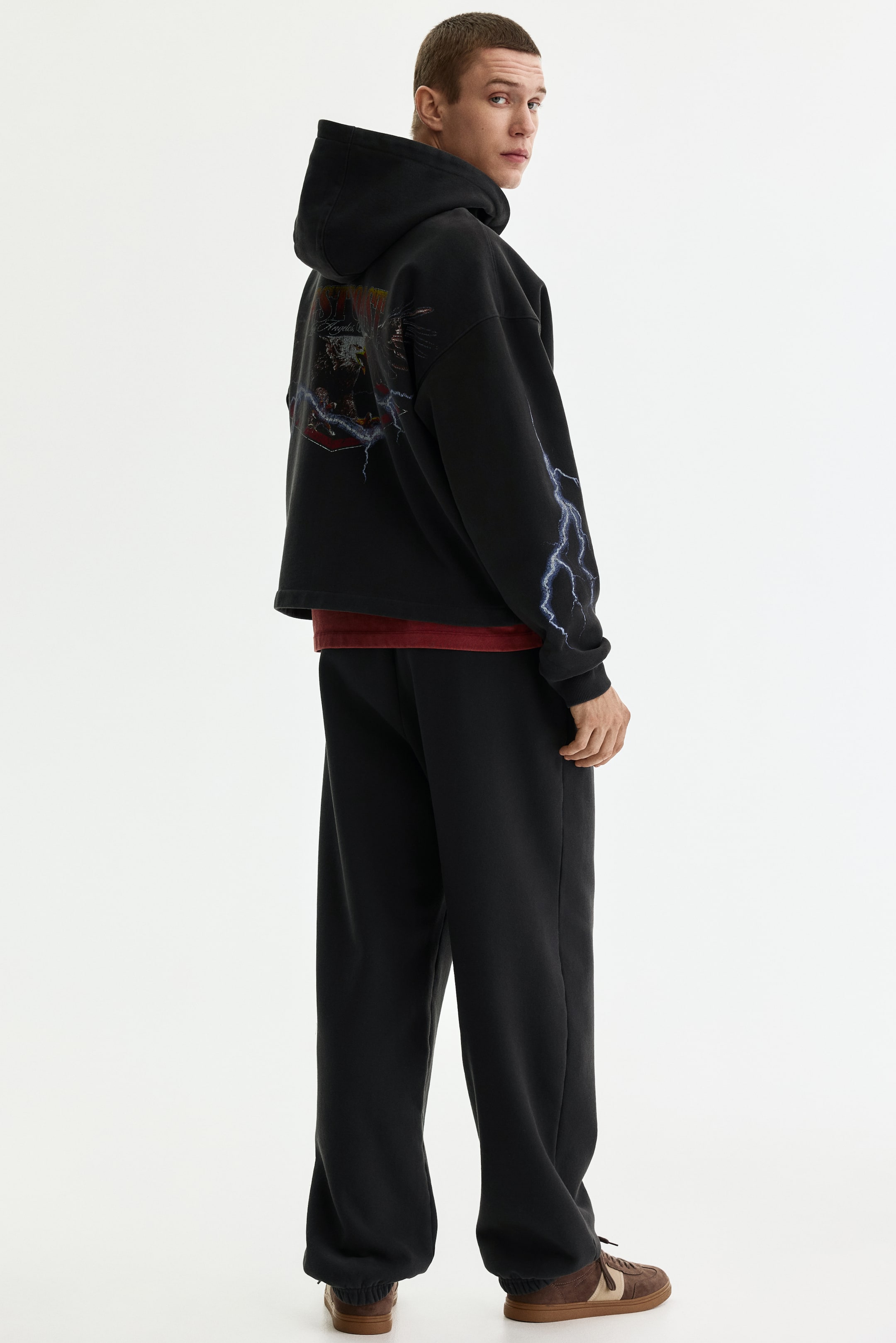 Pantalon en molleton ample