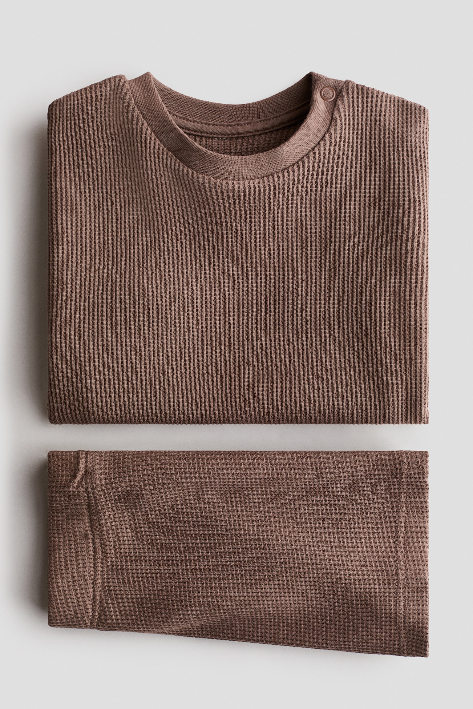 2-piece waffled cotton set - 3