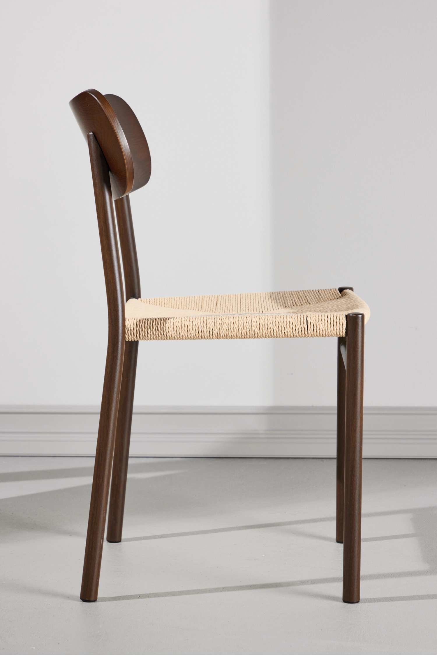Polly Spisebordsstol 2-pak - Jern, Mocca