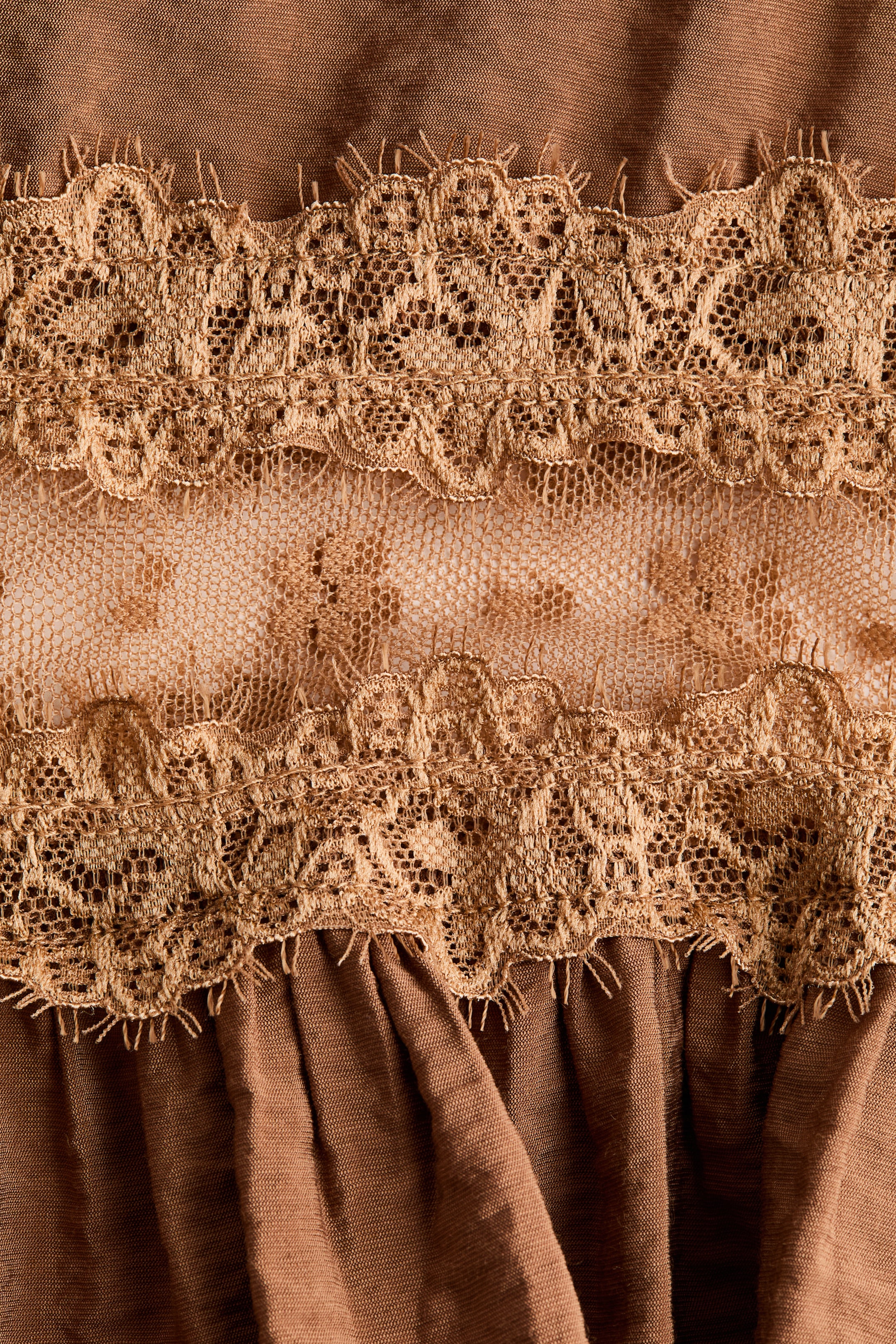 Blouse avec dentelle
