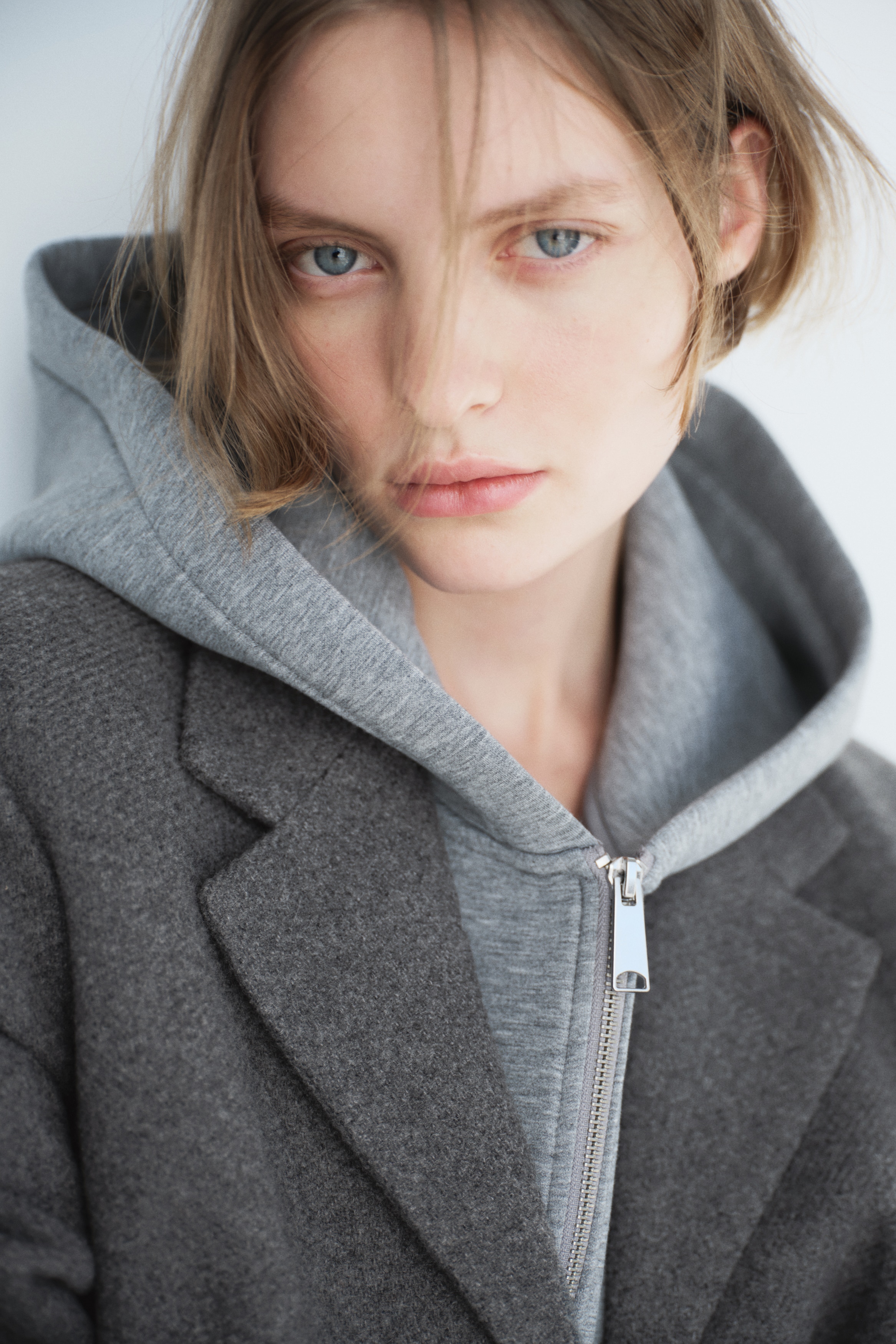 Wool-blend blazer