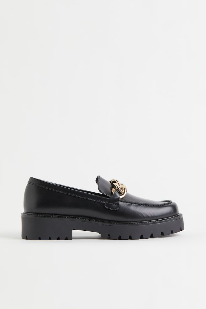 Leather loafers - Black/Black/Black - 1