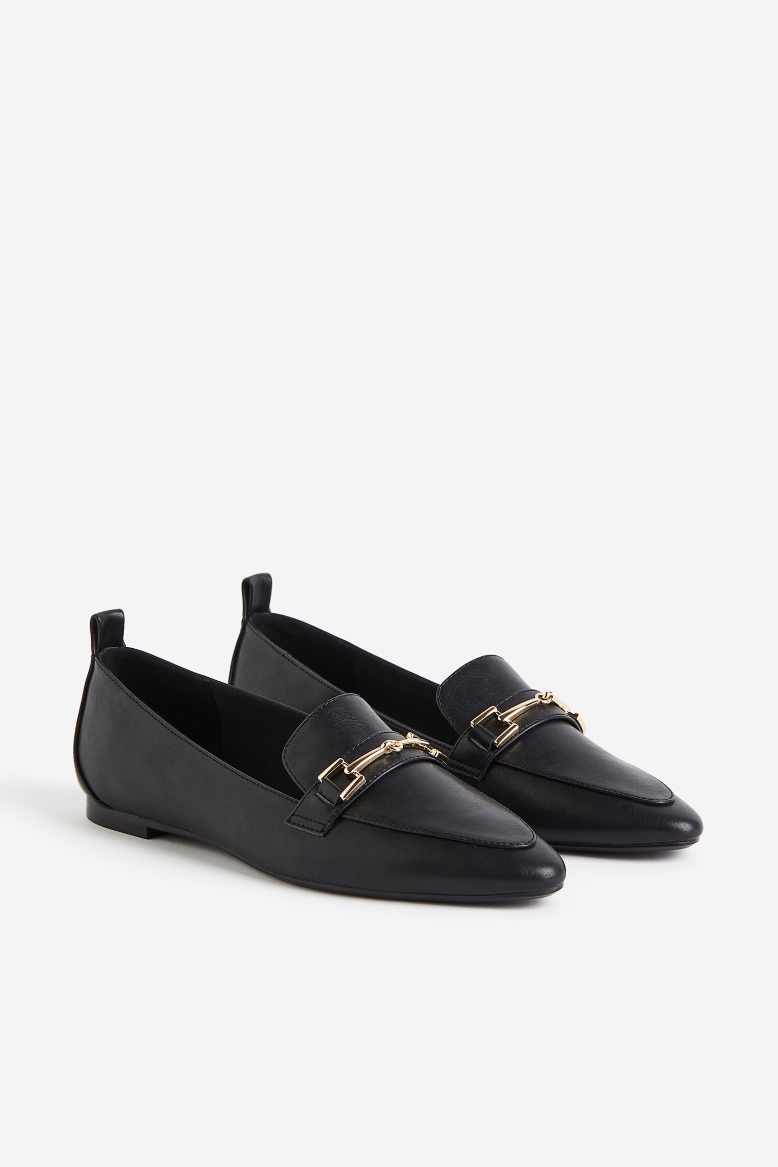 Pointed Loafers - Black - 3