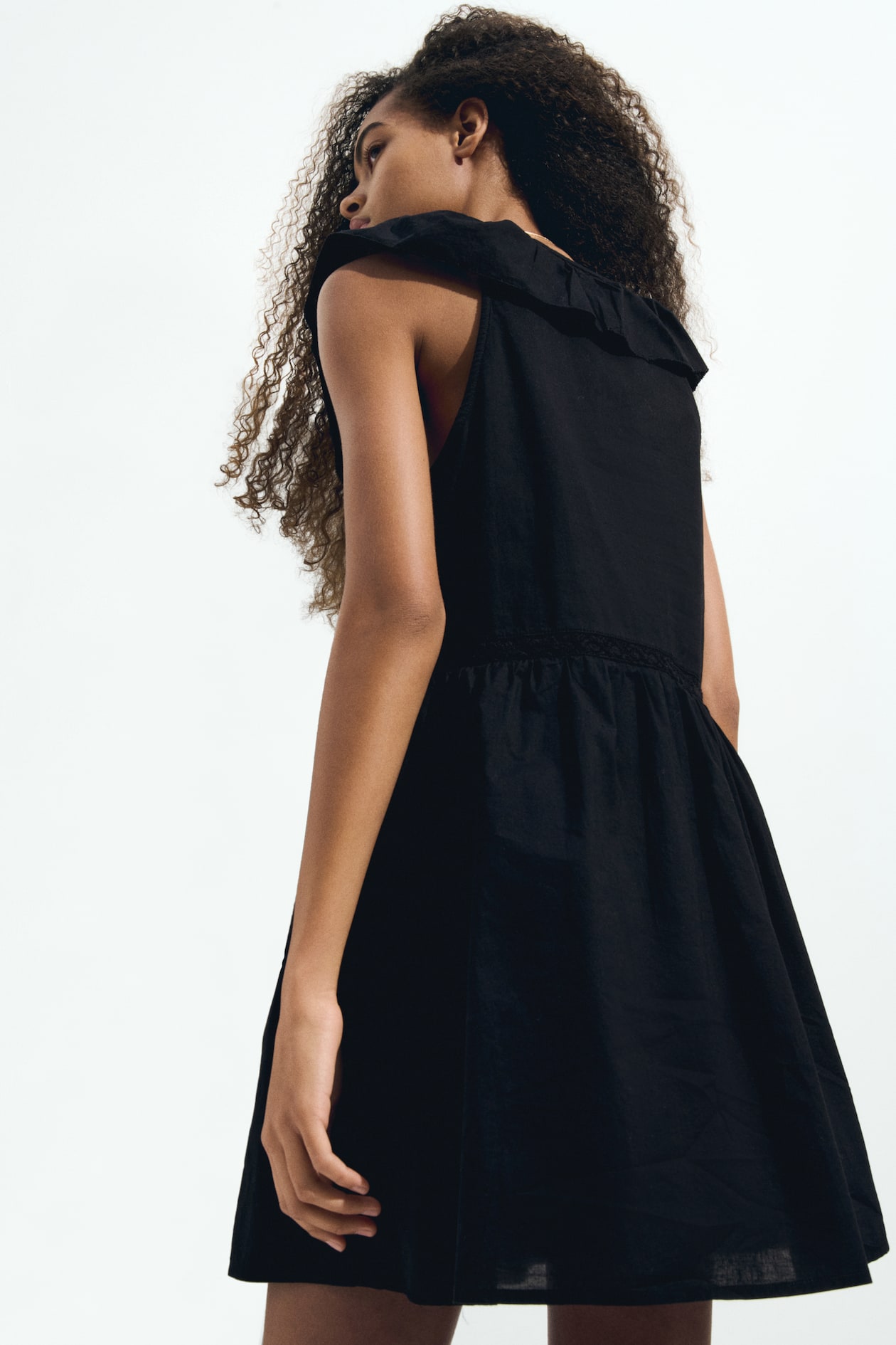 Ruffle-Trimmed Cotton Dress - image 3