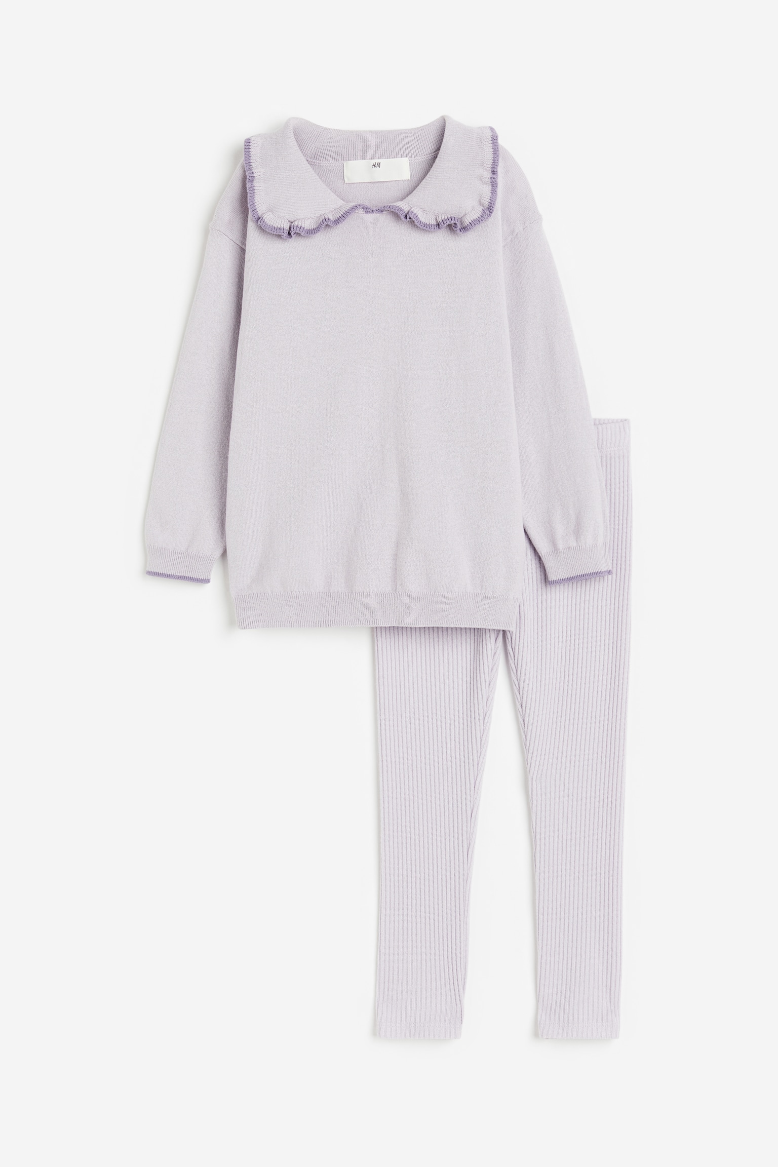 2-piece Knit Set - Lilac - 1