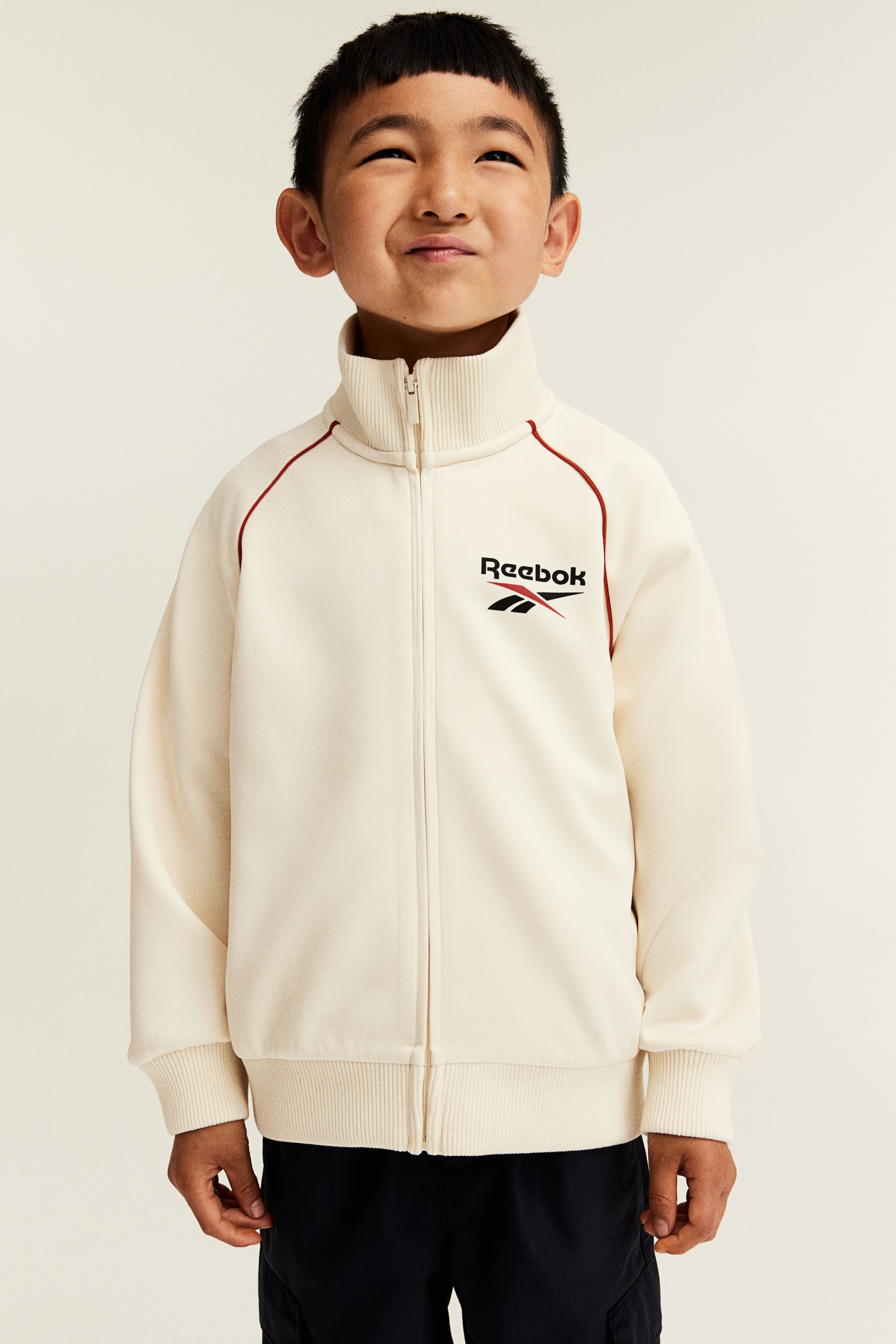 Giacca sportiva con motivo stampato Bianco Reebok BAMBINO H M IT