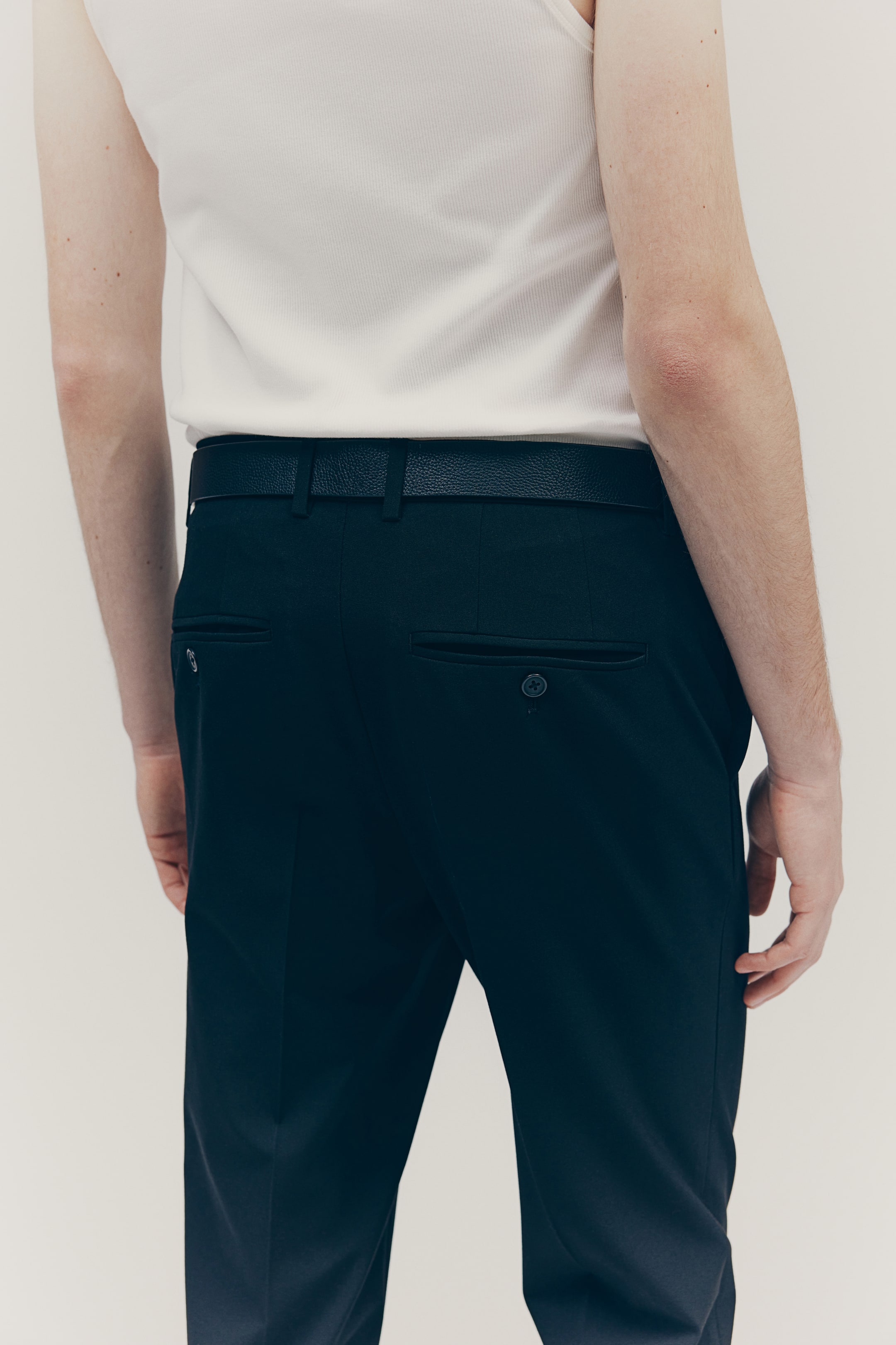 Slim-Fit Tailored Pants