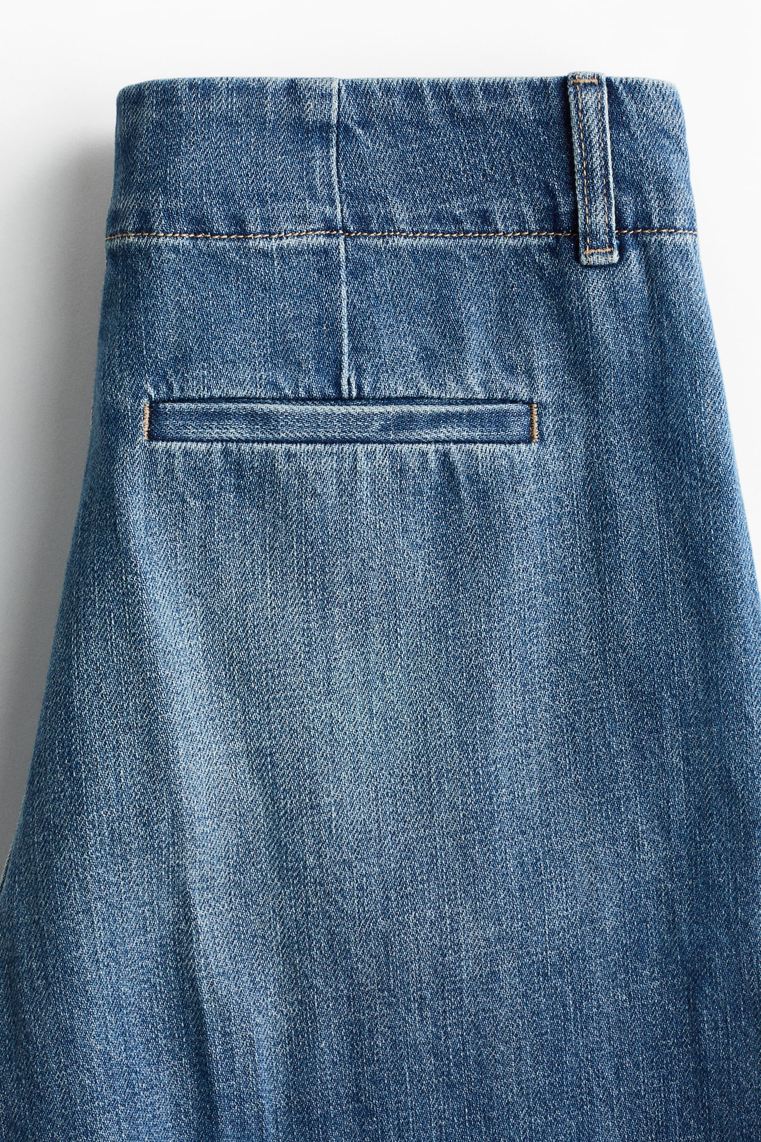 Straight High Jeans - Denim blue/White - 7