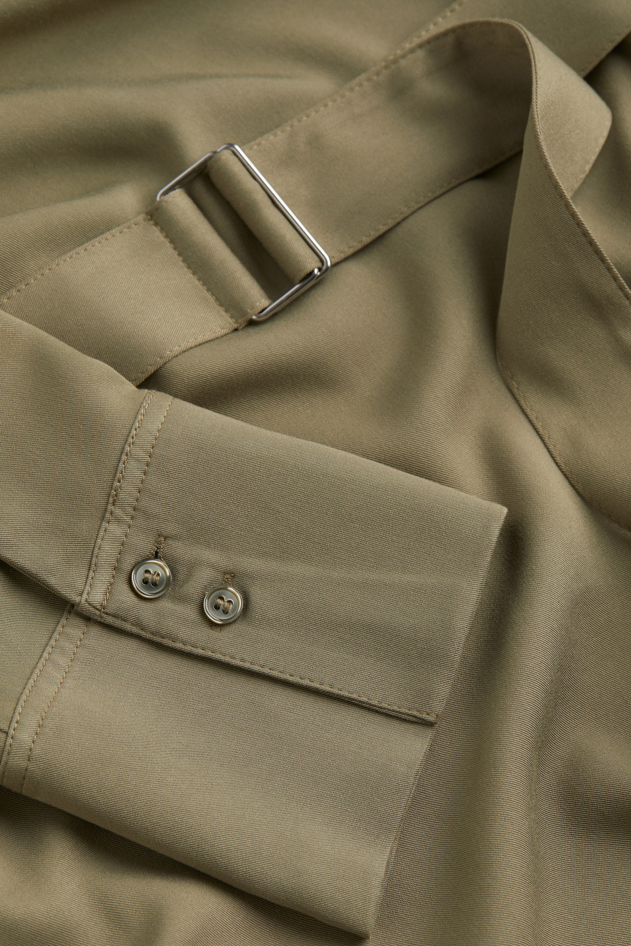 Zobrazit větší obrázek: Košilové šaty s páskem - Khaki zelená - ŽENY | H&M CZ 2