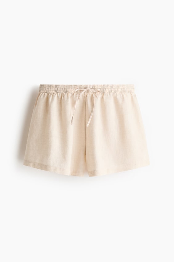 Женские шорты H&M Linen Beach Shorts
