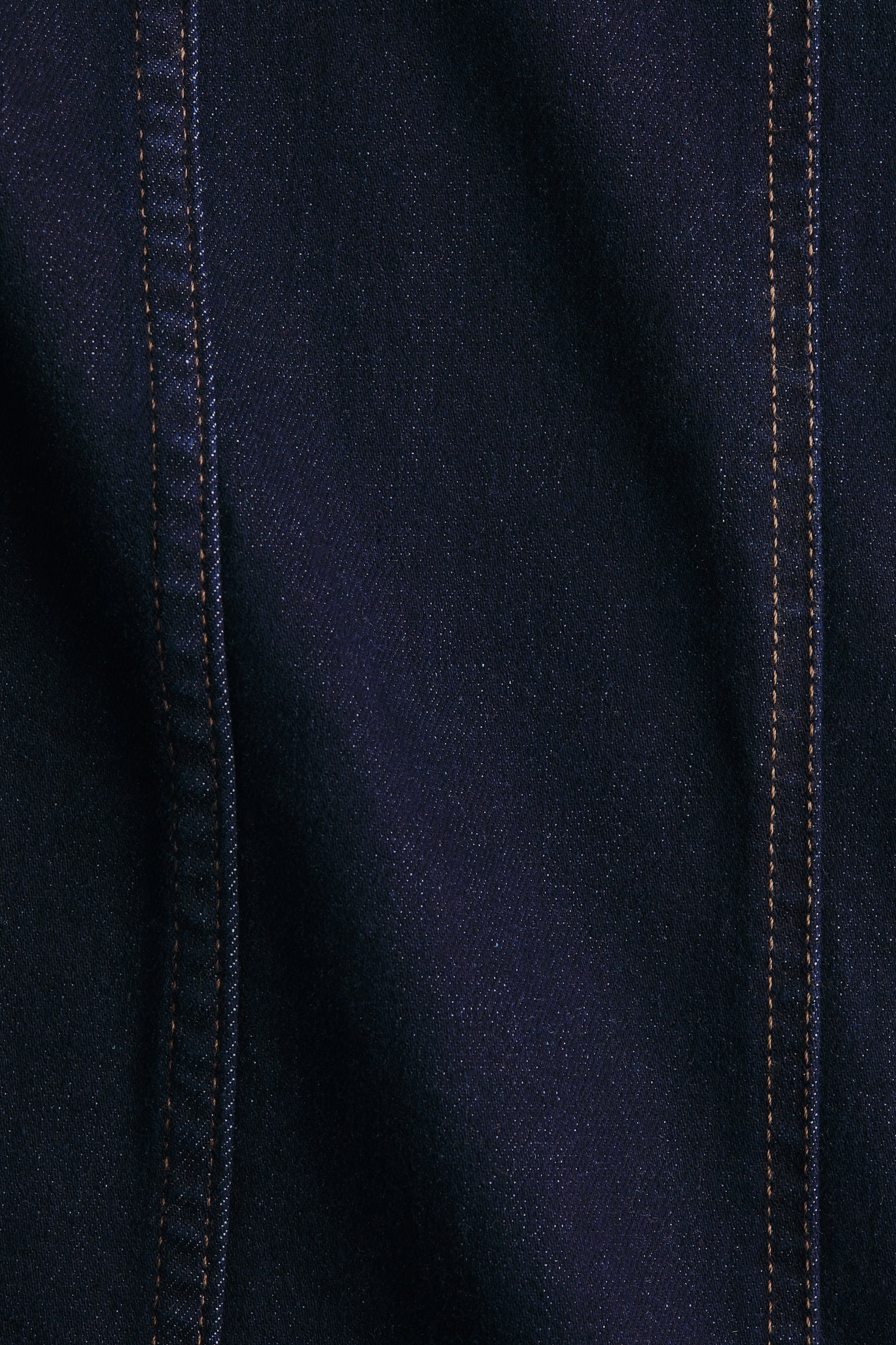 Sleeveless denim dress - Dark denim blue - 6