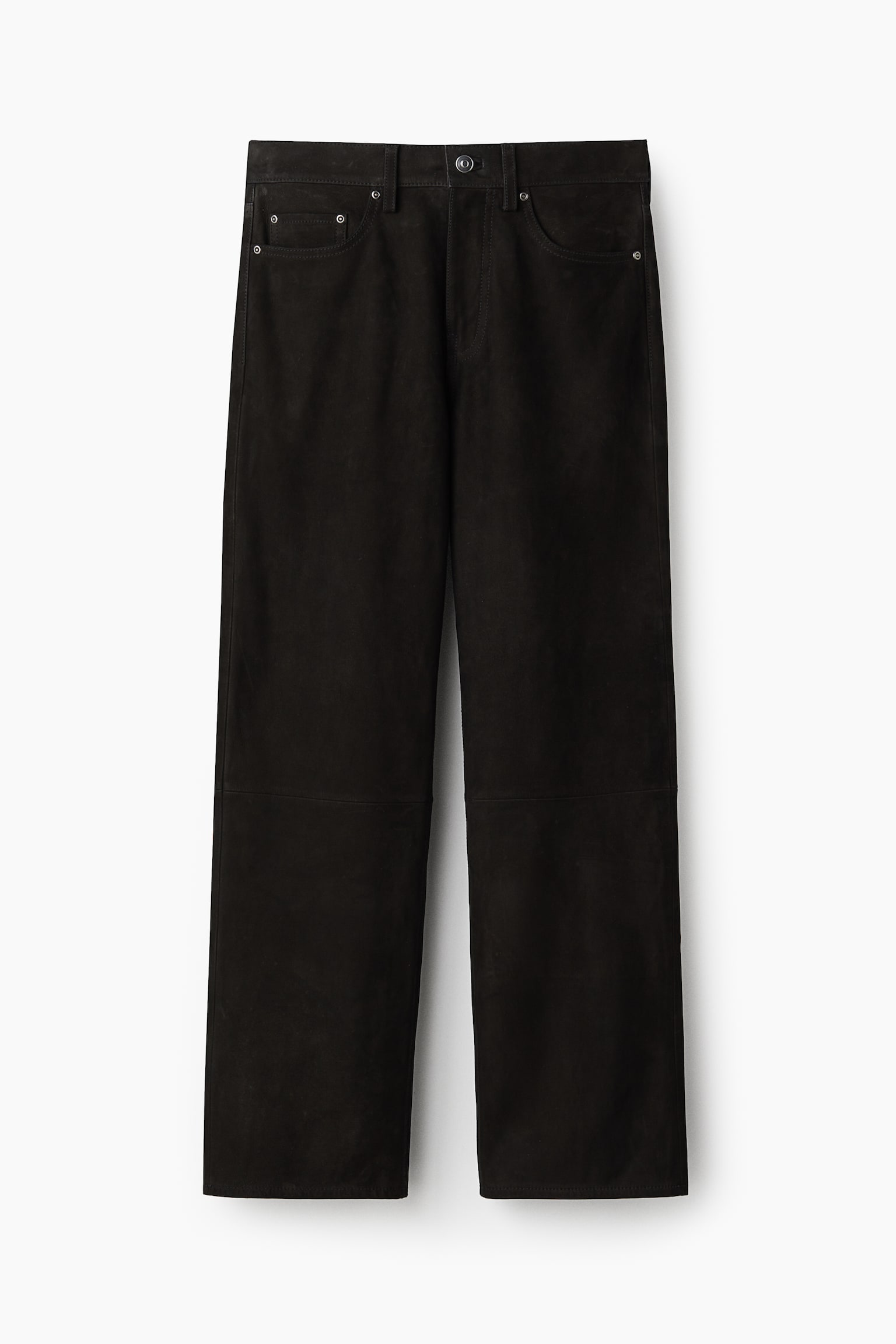 Nubuck trousers - Black - 2