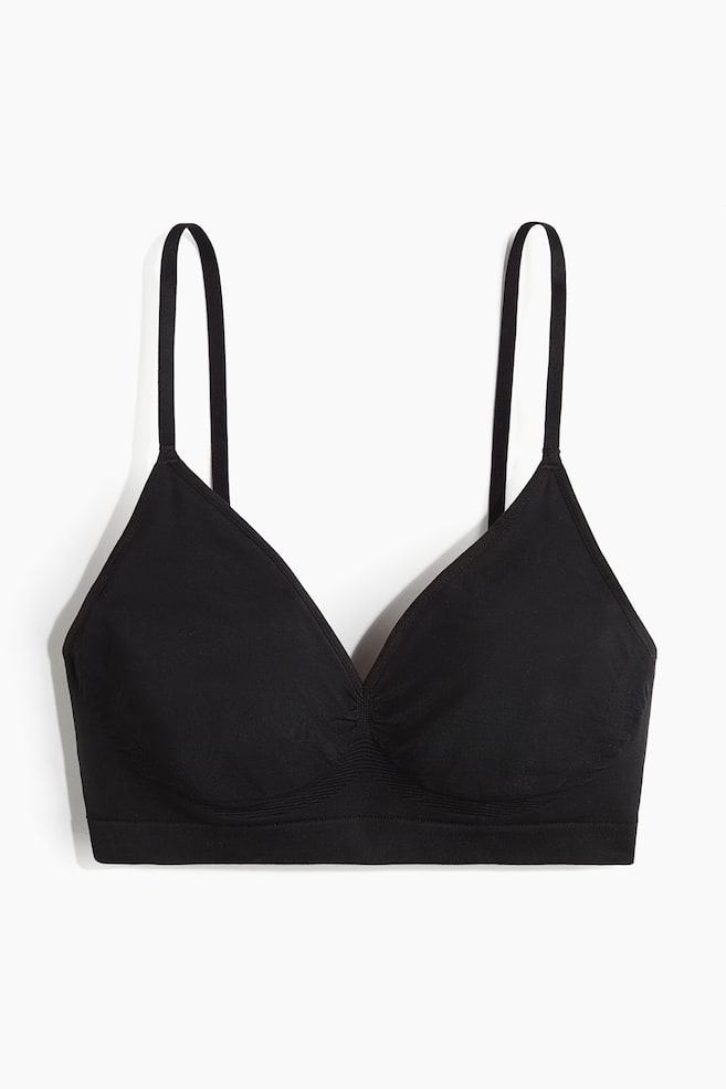 Seamless soft bra - Black/Beige/Dark beige/Dark brown - 1