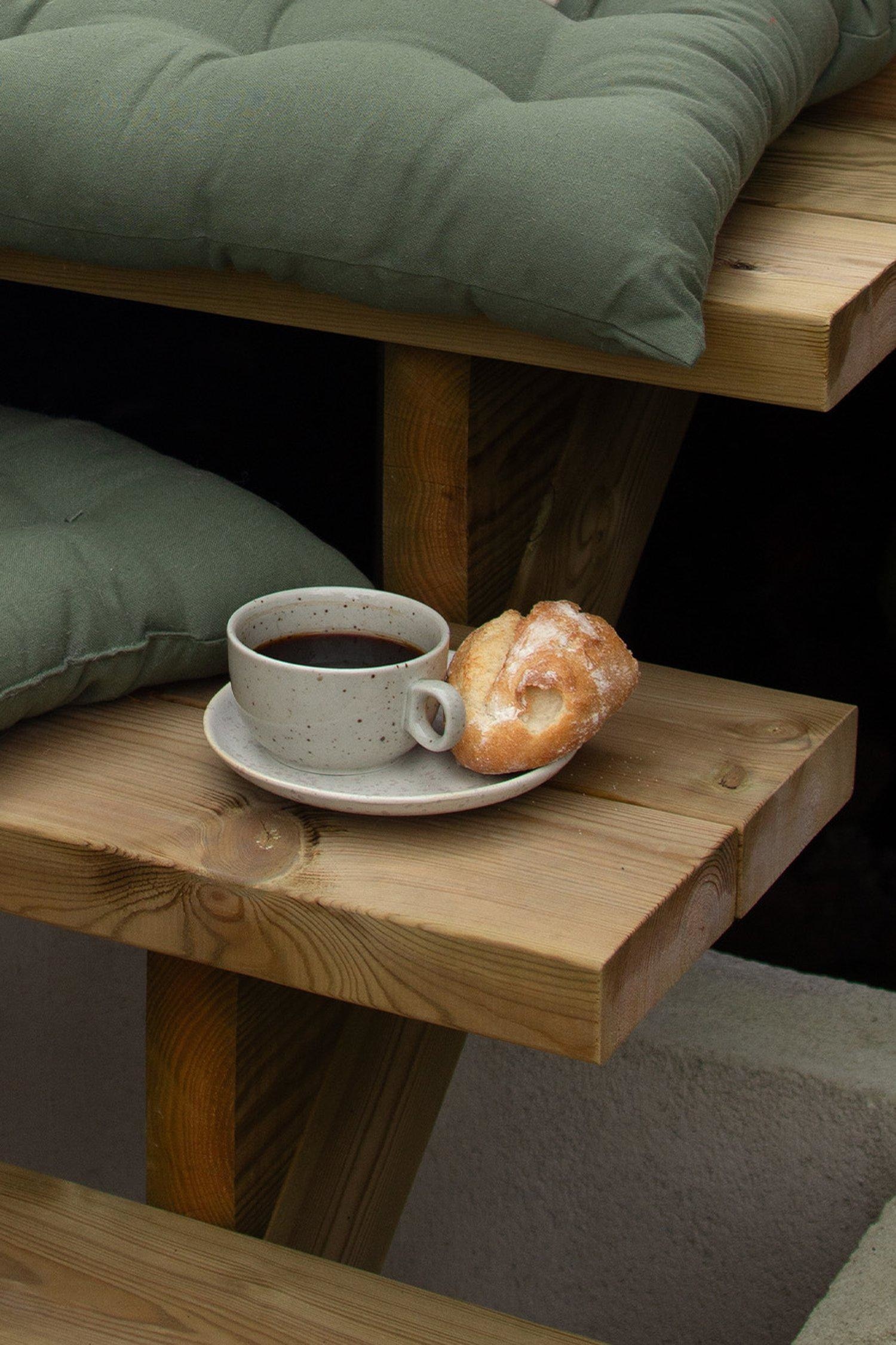 Coussin De Chaise Louie - Vert Mousse/Beige/Gris