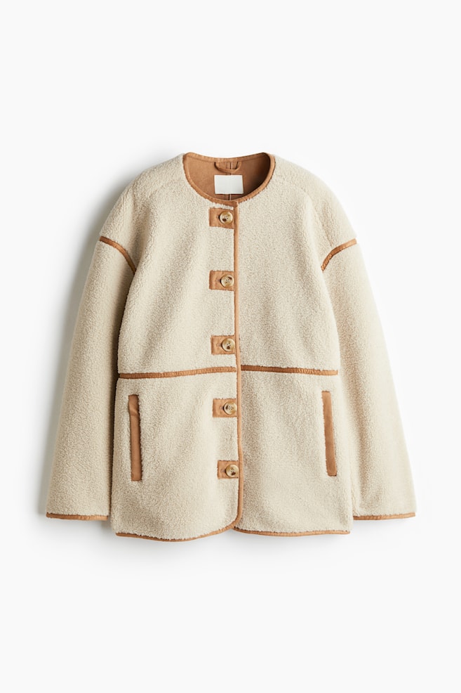 Teddy jacket - Light beige - 1