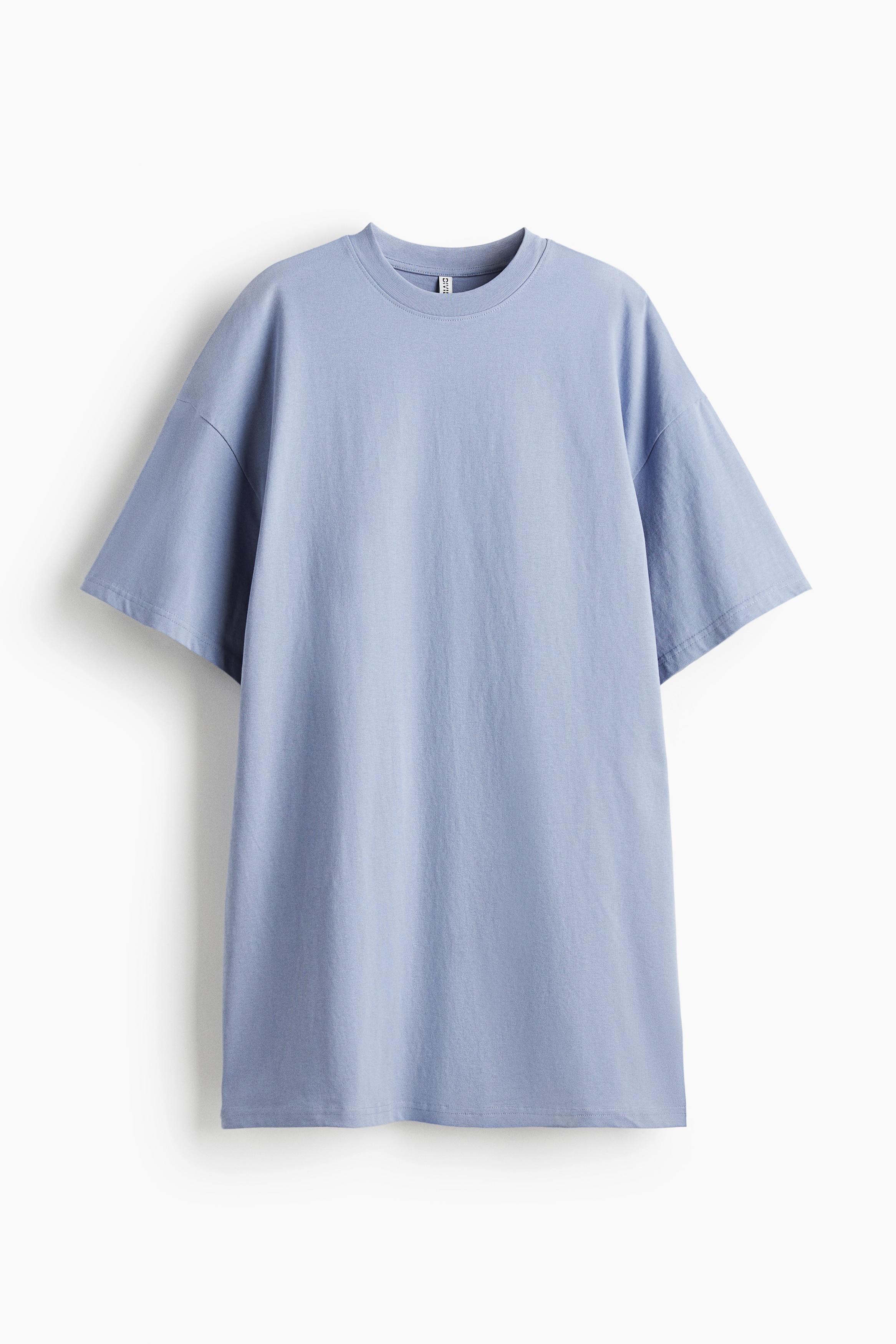 Oversized T-shirt dress - Light dusty blue/Dark red/Striped/Black/Light grey marl/Brown