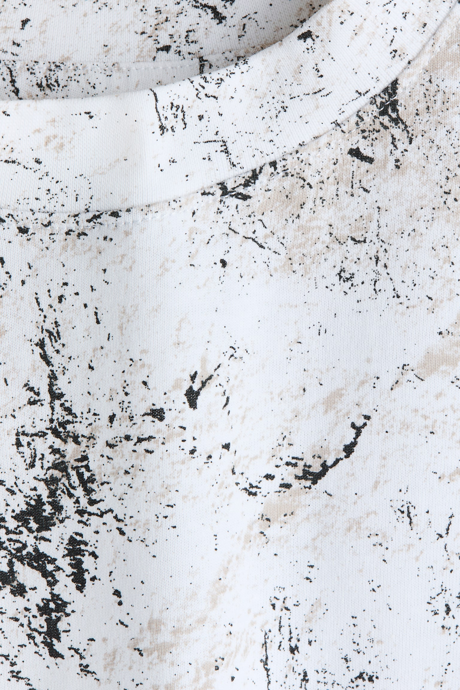 Áo thun in hình dáng rộng - Màu trắng/Cẩm thạch/Màu nâu/New York/Màu xám/Los Angeles/Màu đen/East Coast/Màu kem/Effortless/Màu xanh dương nhạt/Tie-dye - 3