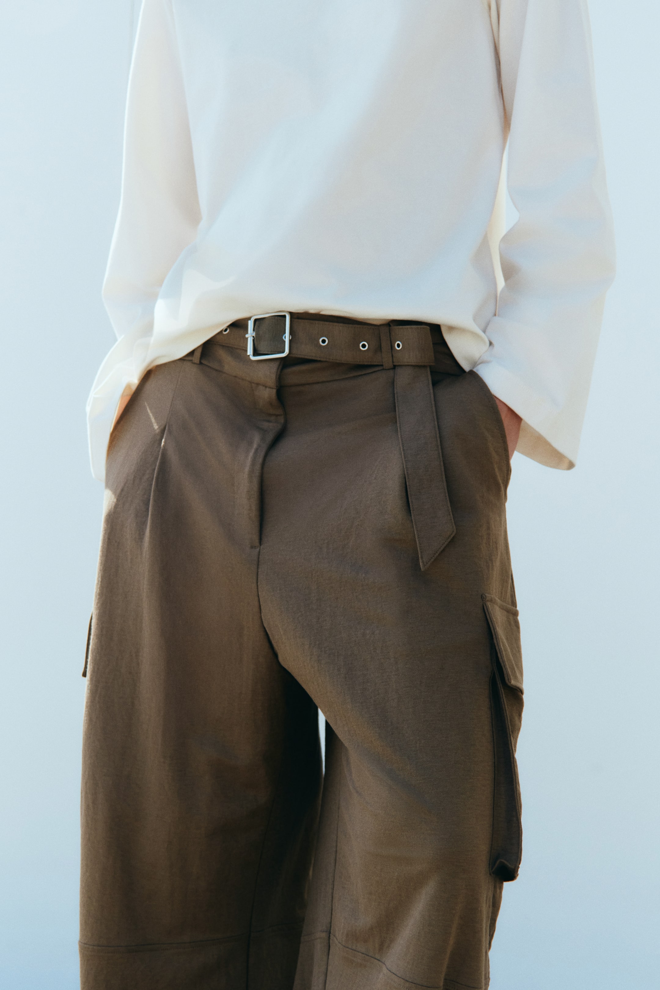 Cargo Pants with Belt