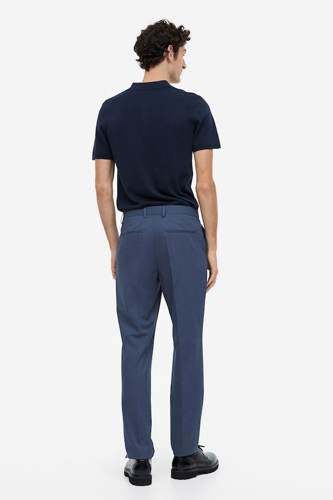 Pantalon de costume Slim Fit - Bleu foncé/Noir/Gris/carreaux/Bordeaux/dc/dc - 4