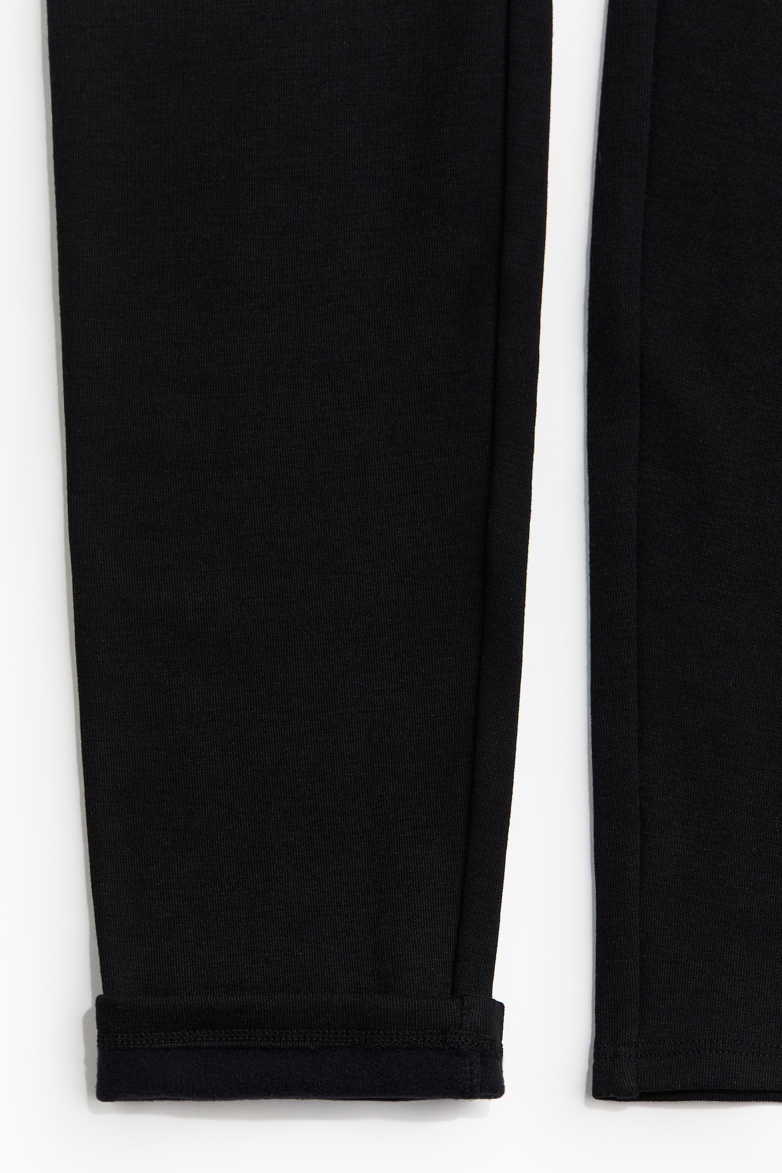 THERMOLITE® fleece leggings - Black/Grey marl - 3