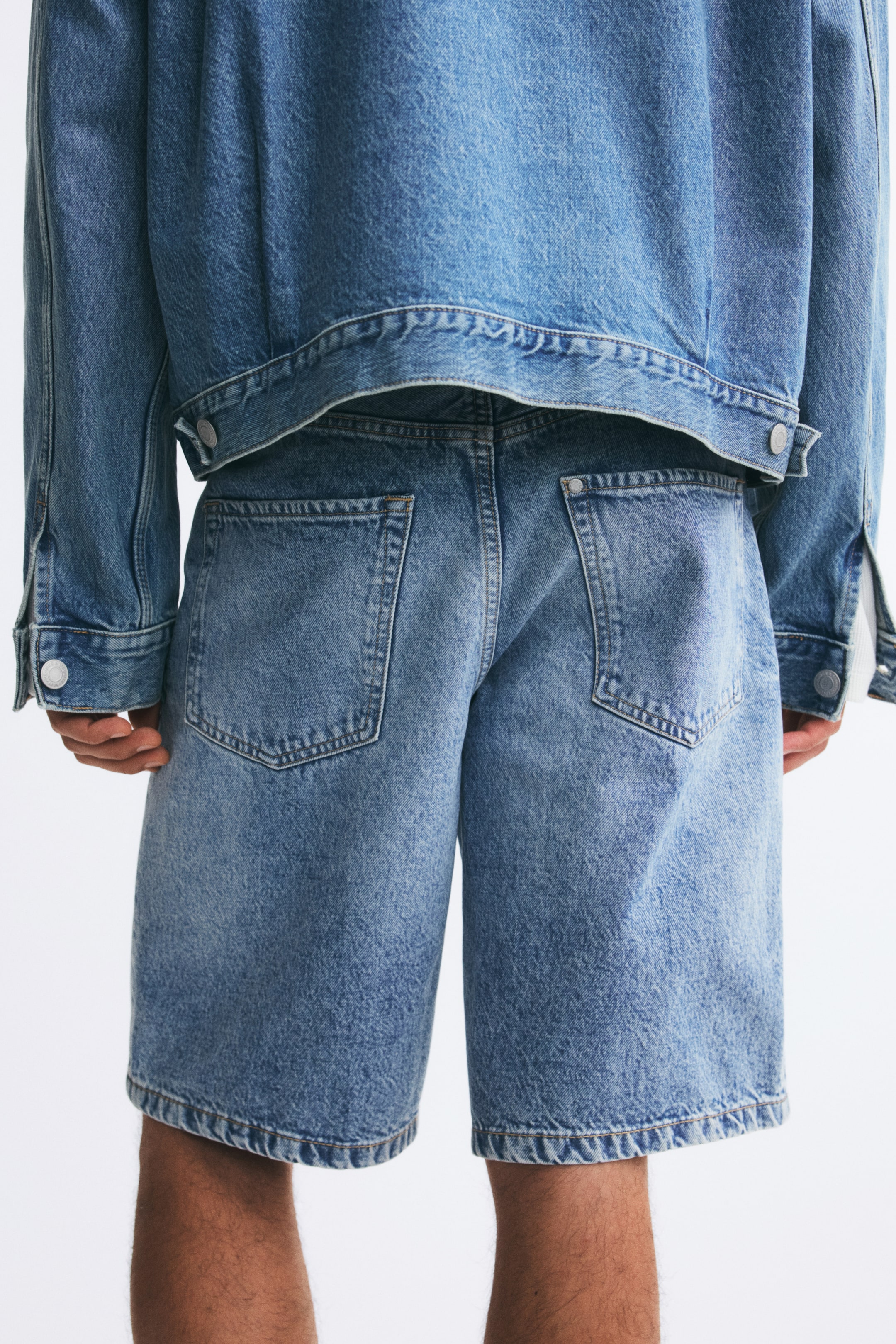 Relaxed Denim Shorts
