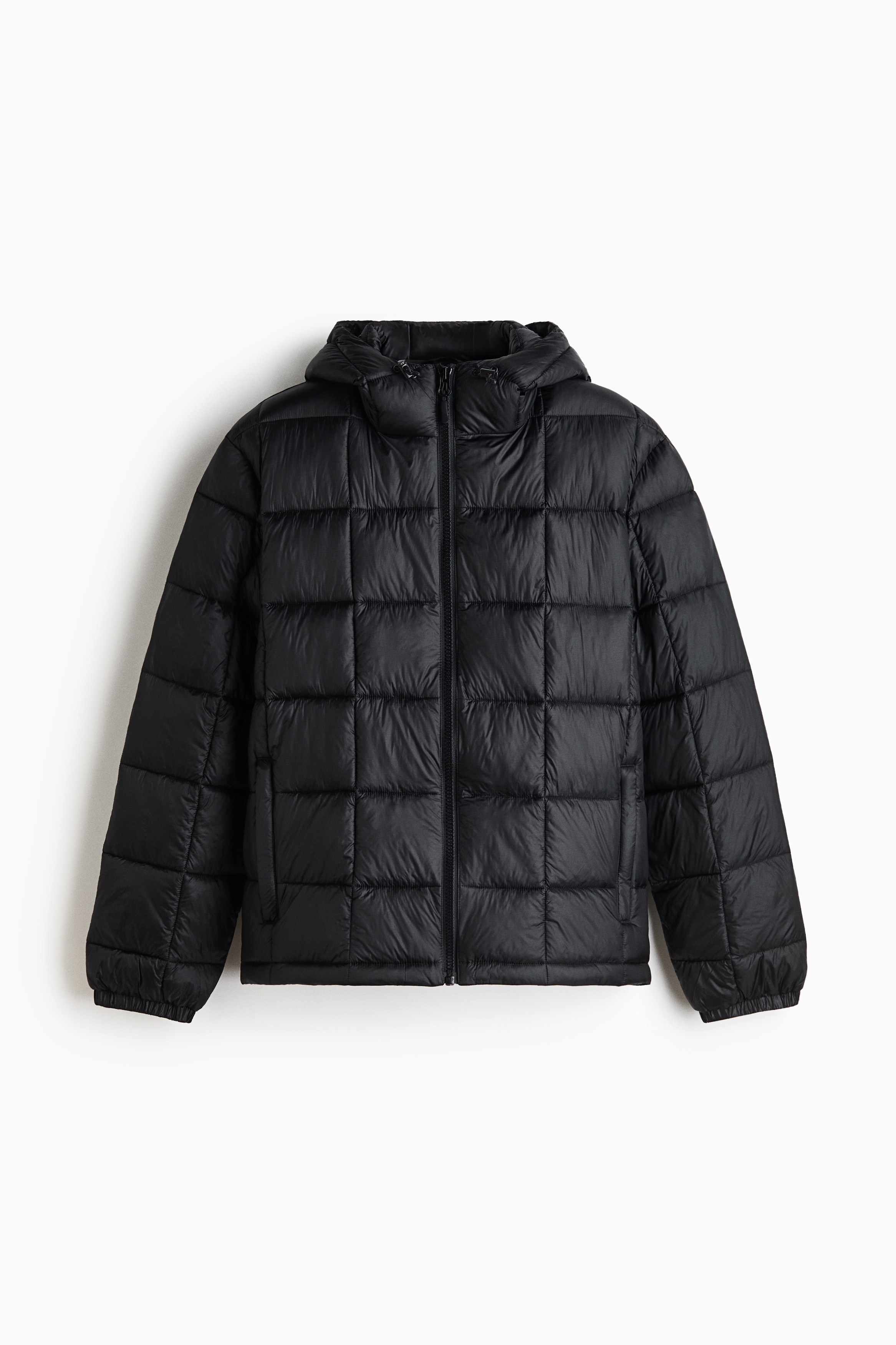 Lightweight puffer jacket - Black