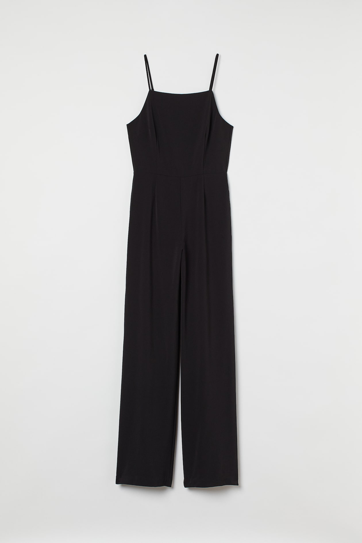 Sleeveless jumpsuit - Sleeveless - Long - Black - Ladies | H&M GB