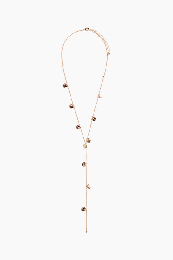 Женское колье H&M Y-Shaped Charm с подвеской