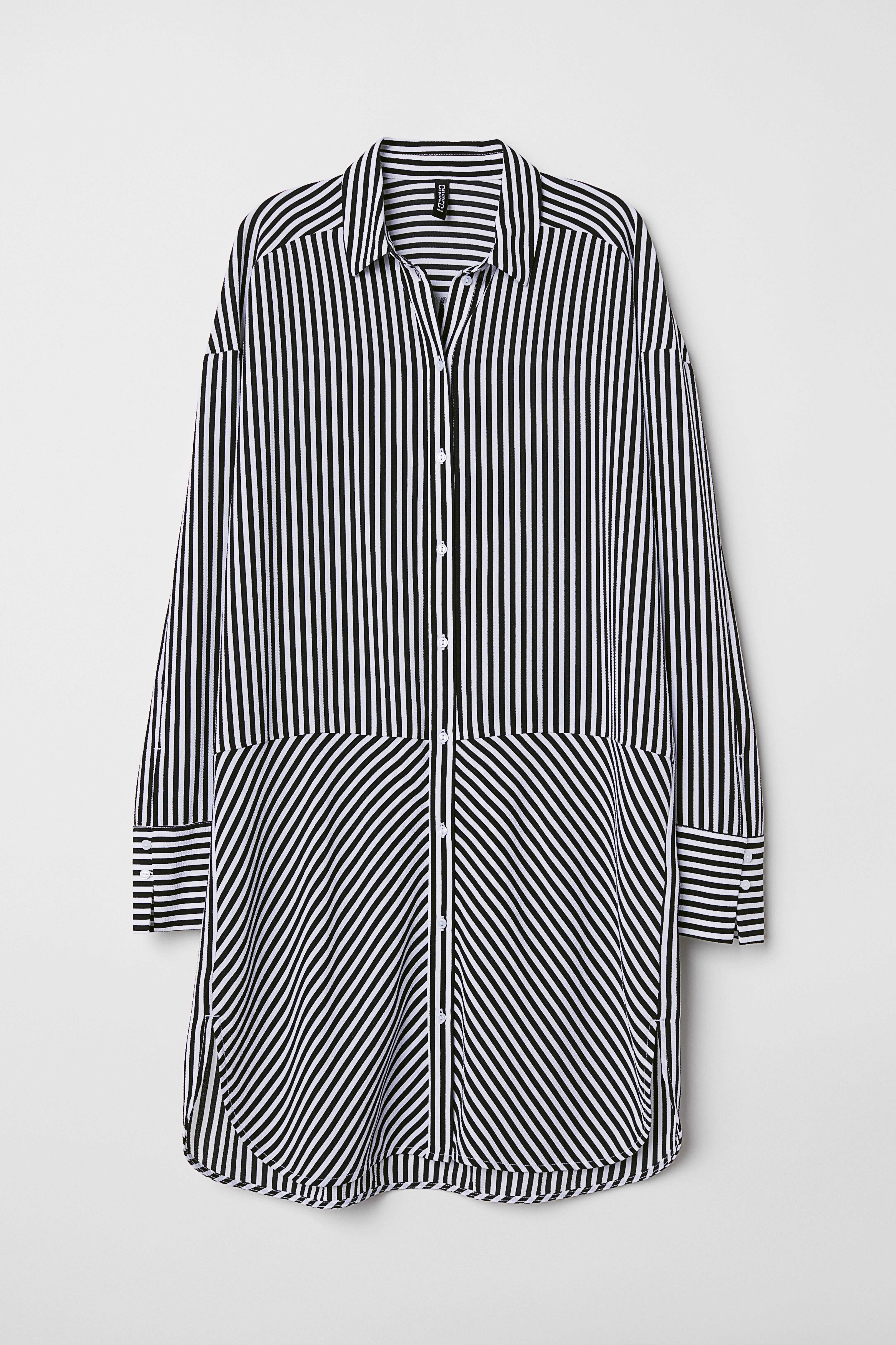 Striped Shirt Dress