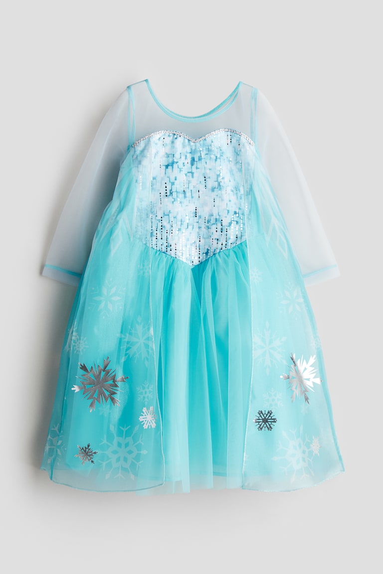 Light turquoise/Frozen Costume Dress for kids | H&M US