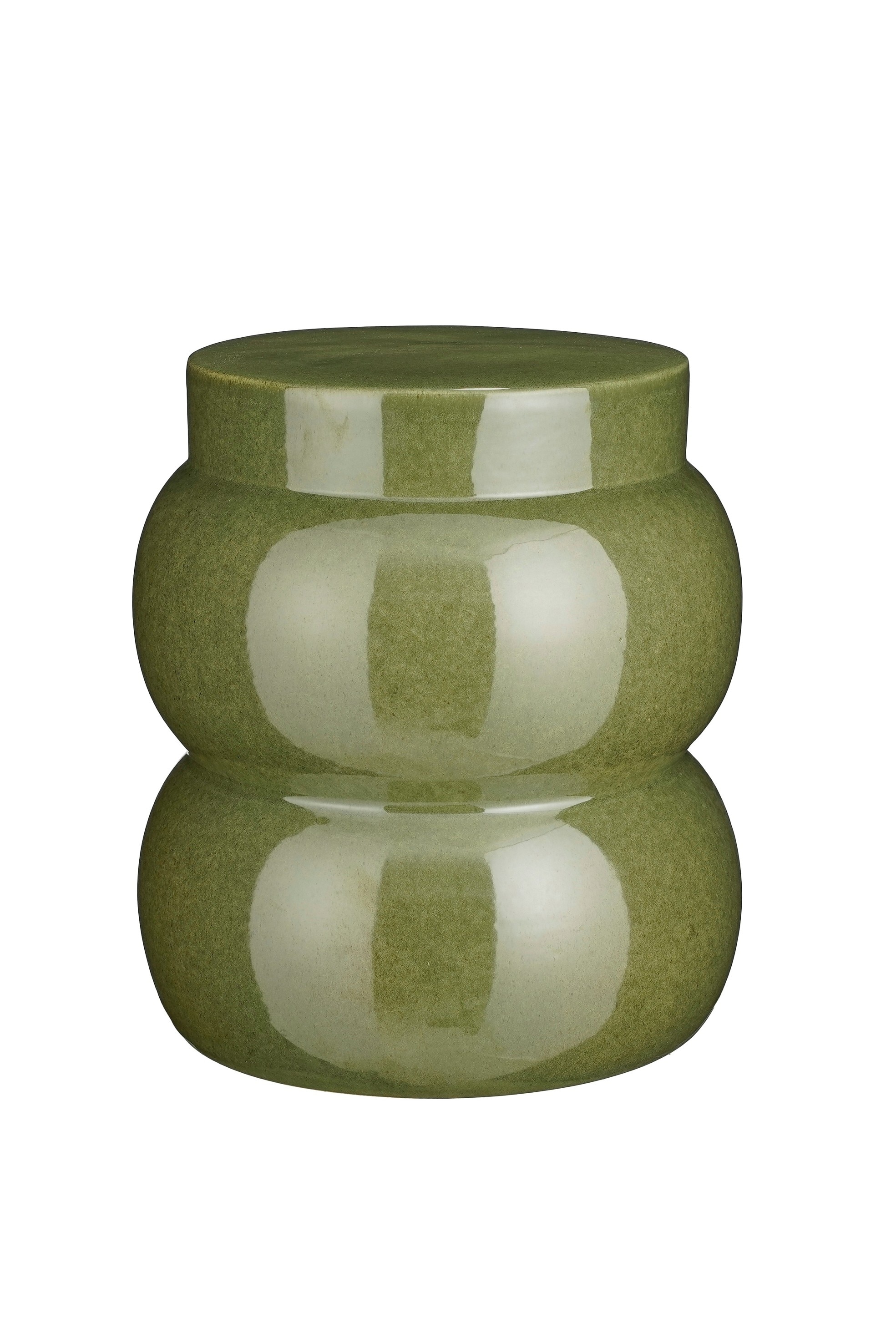 Mica Decorations - Table D'appoint En Céramique - Vert Foncé