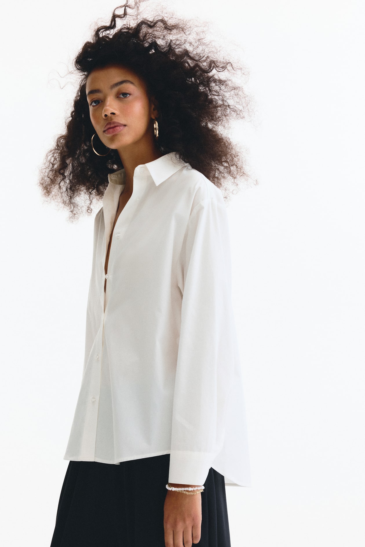 Scarf-Detail Shirt - image 2