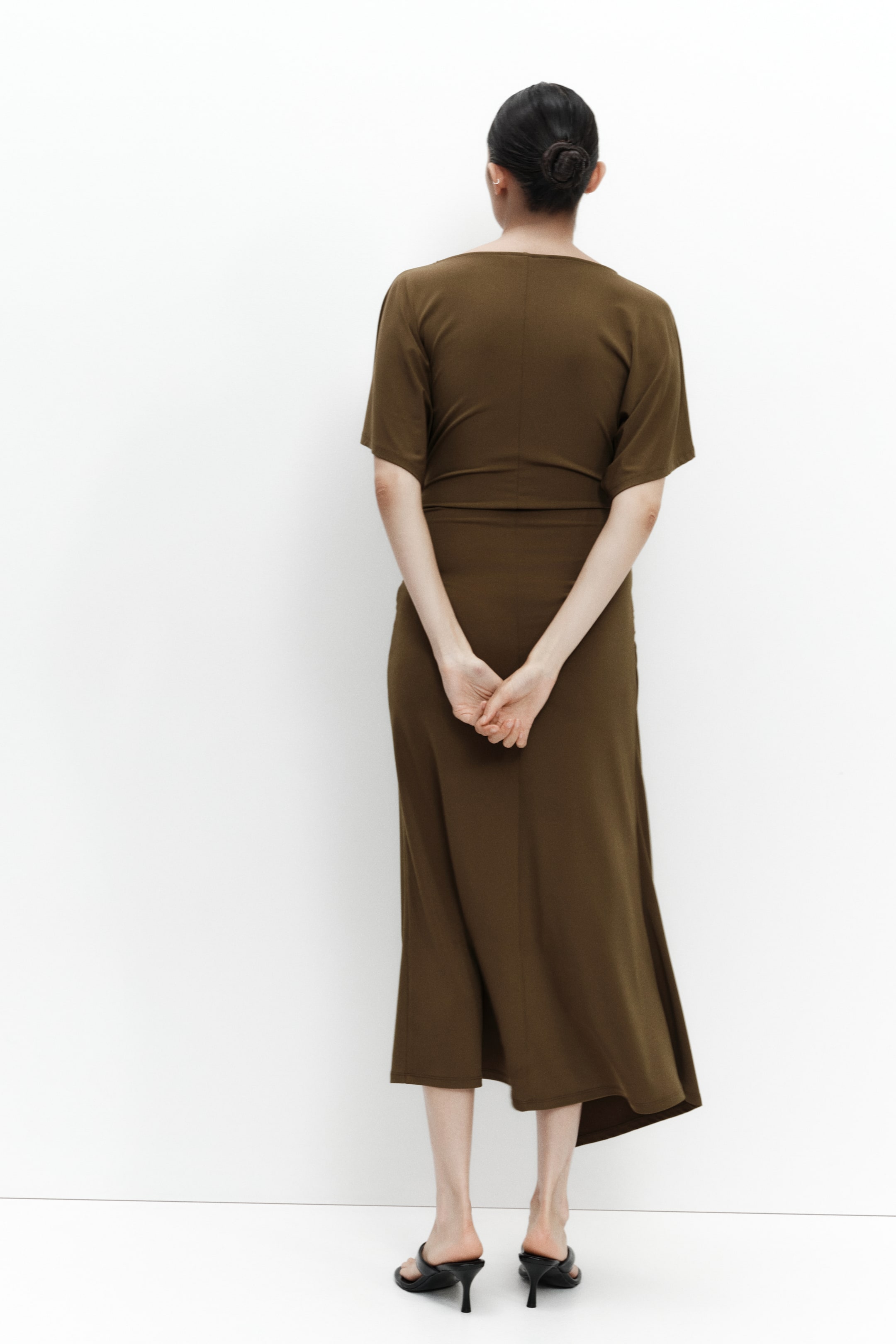 MAMA Wrap-Detail Dress