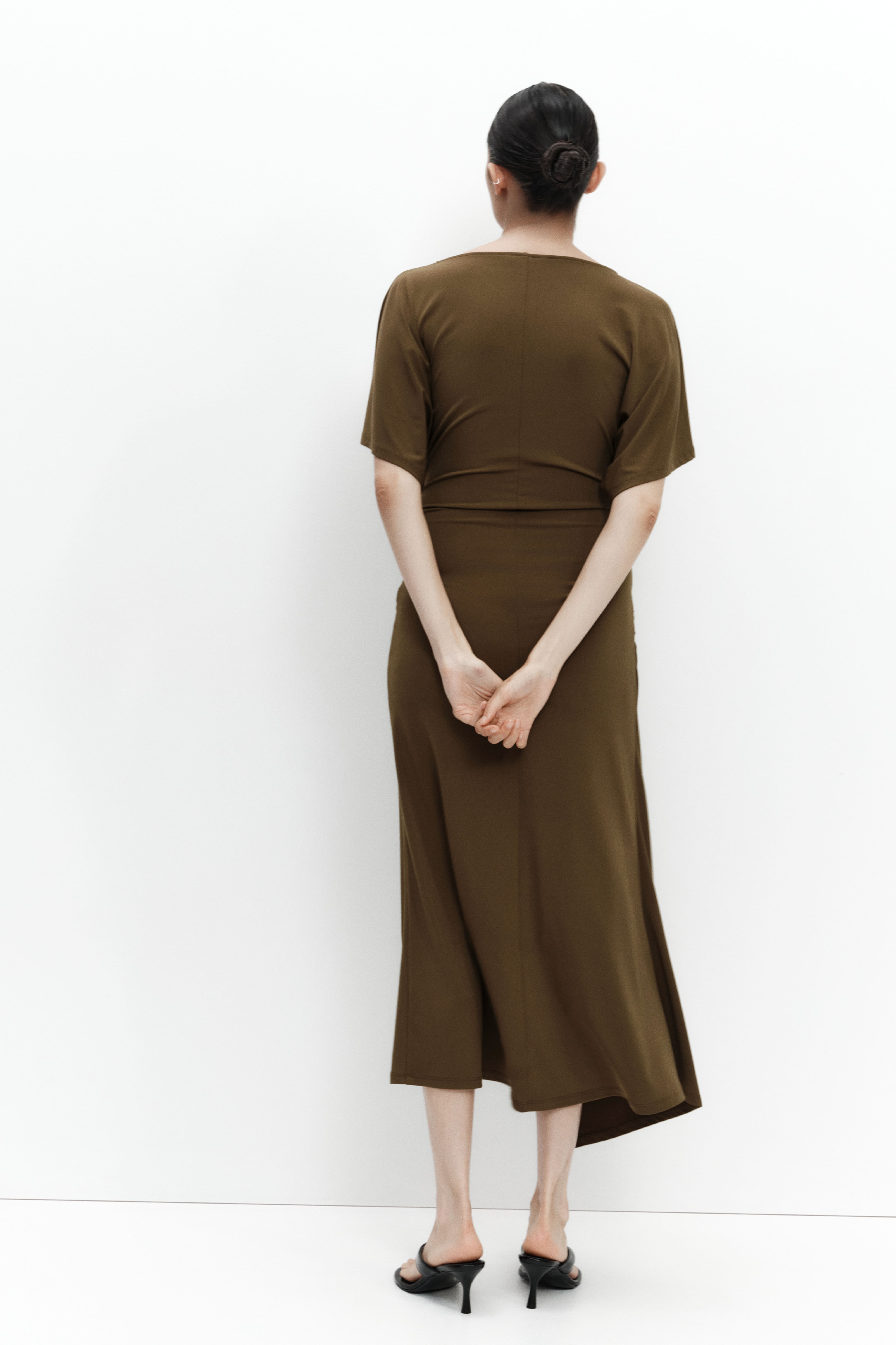 MAMA Wrap-Detail Dress