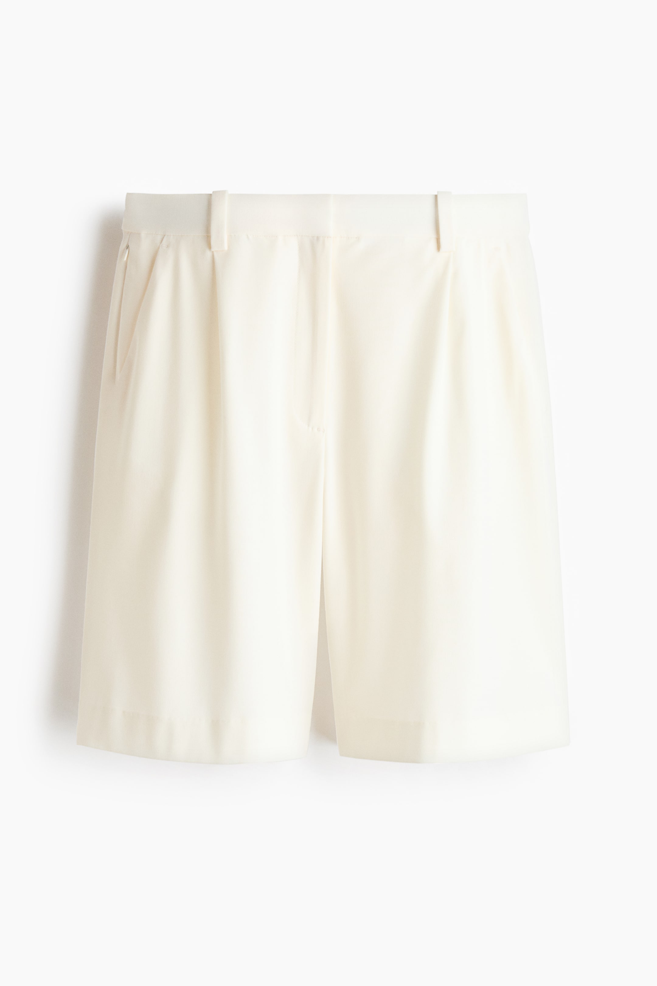Wrinkle-Resistant Relaxed-Fit Bermuda Shorts