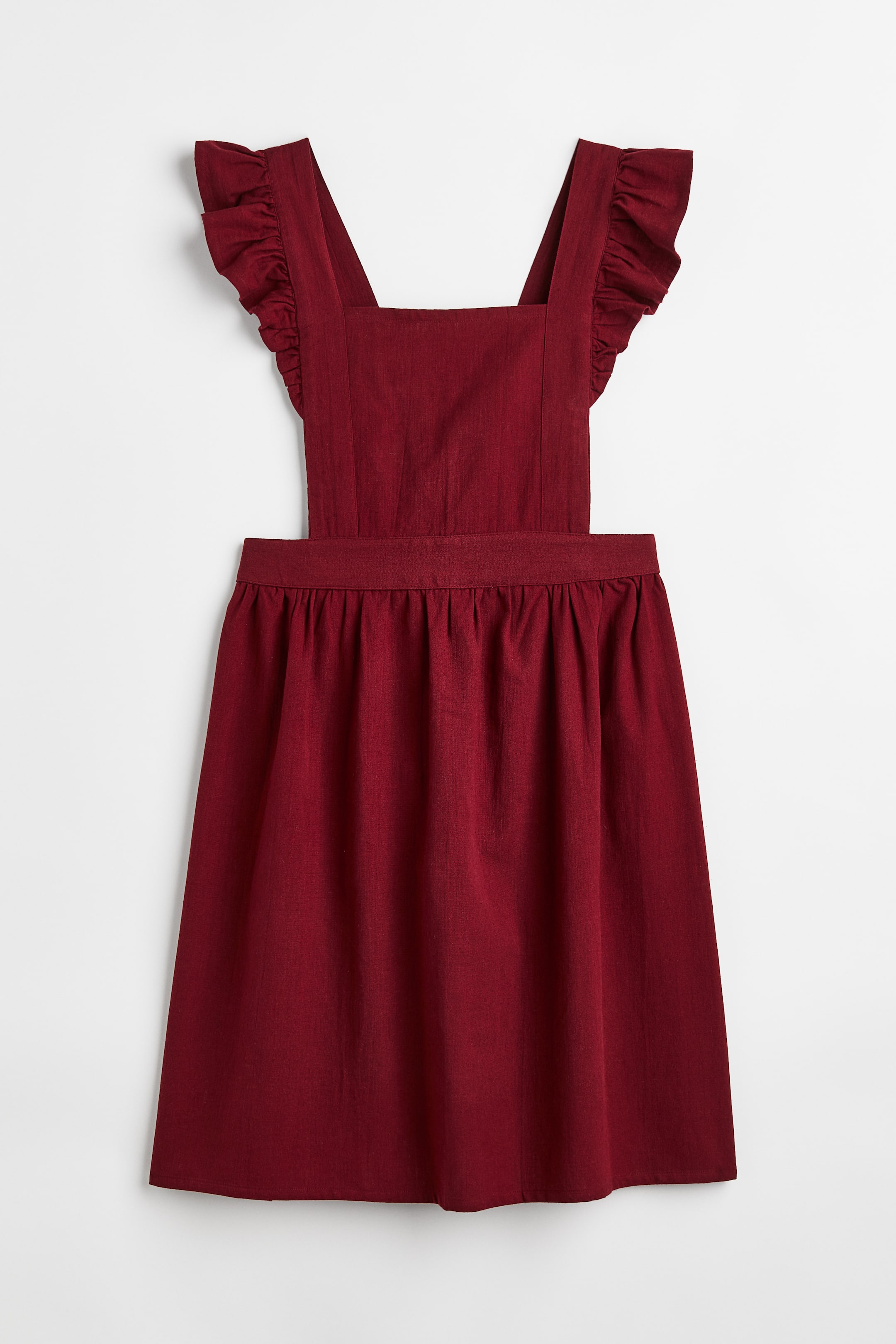 Ruffle-trimmed Apron