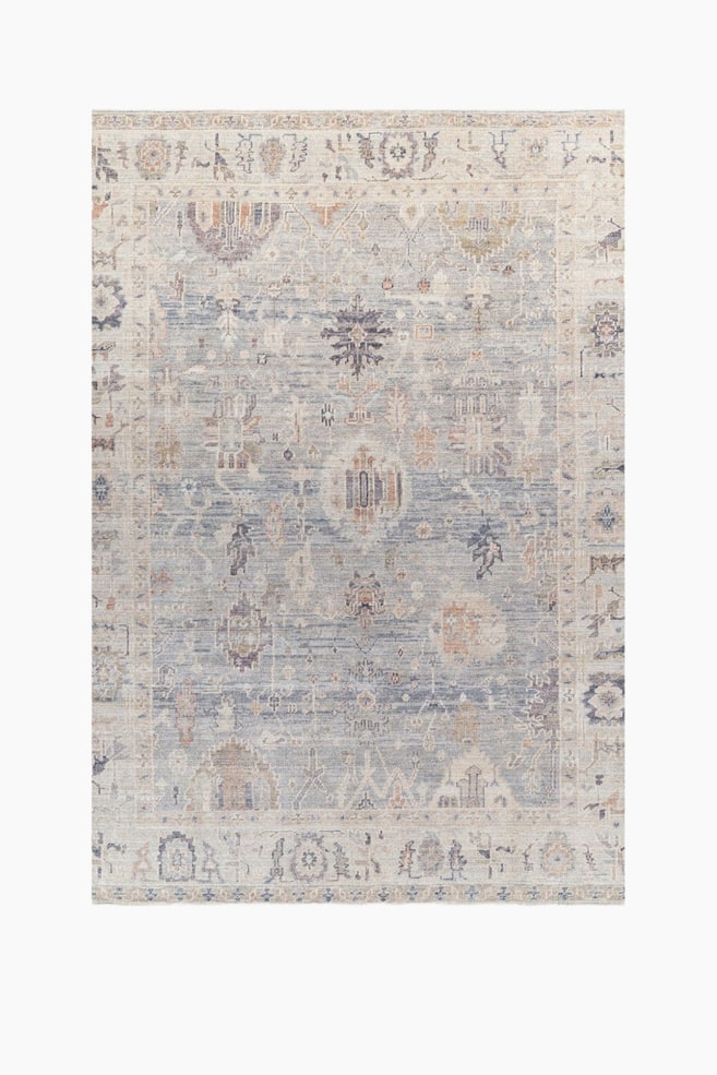 Marlene Vintage Traditional Designer Rug - Blue - 1