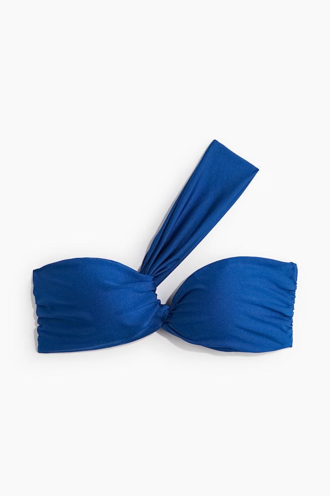 Haut de maillot bandeau paddé - Bleu - 1